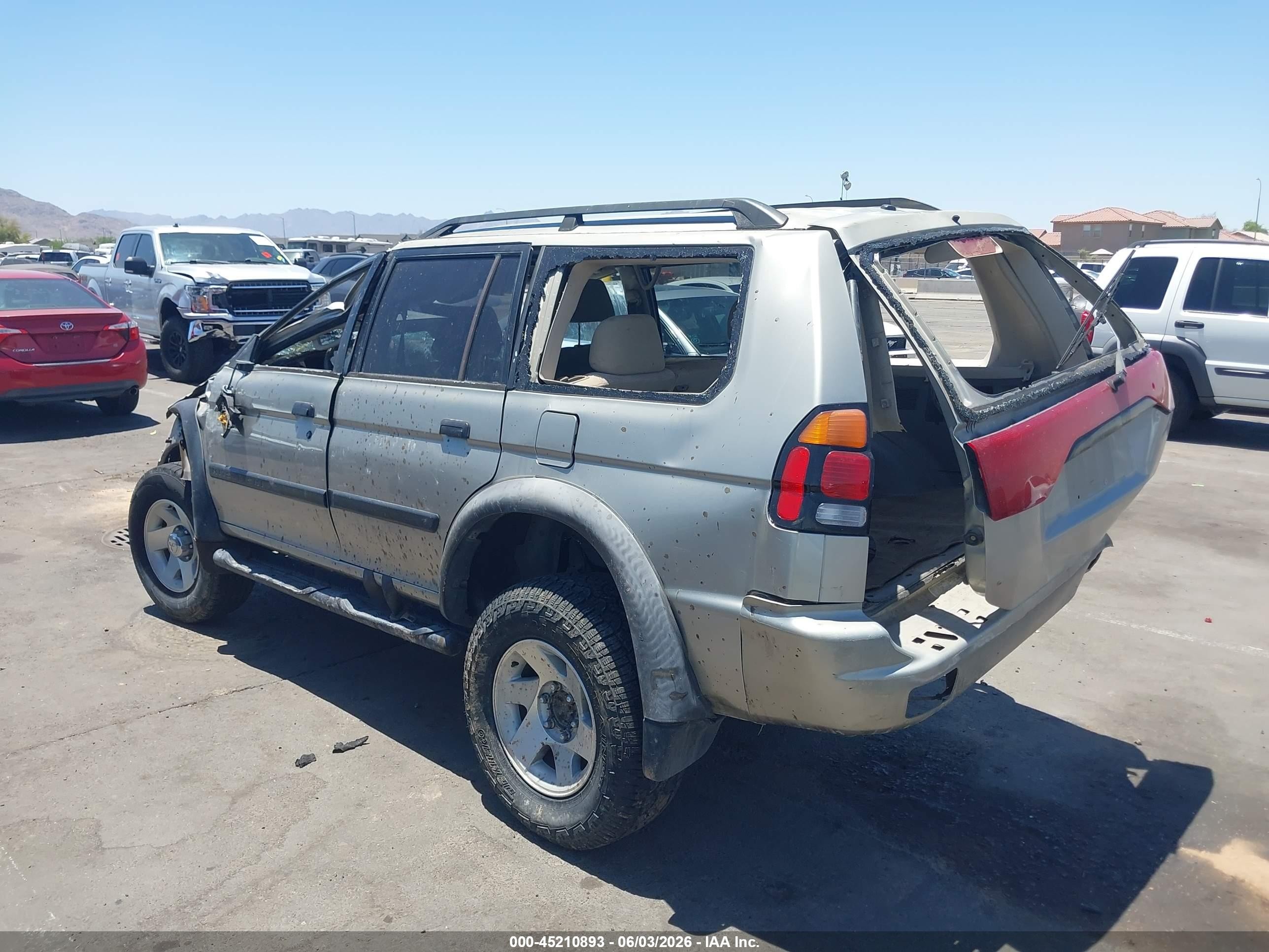 2003 Mitsubishi Montero Sport Es/ls Gray vin: JA4LS21H73J046196