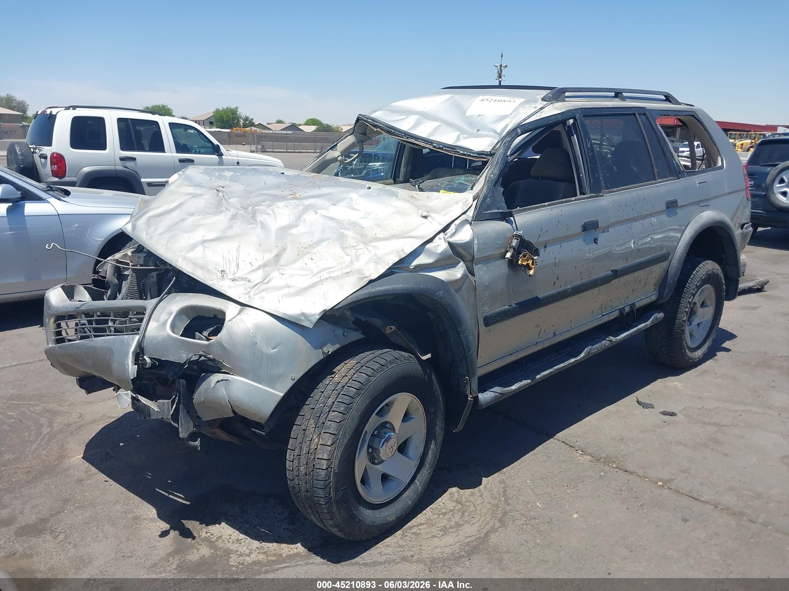 2003 Mitsubishi Montero Sport Es/ls Gray vin: JA4LS21H73J046196