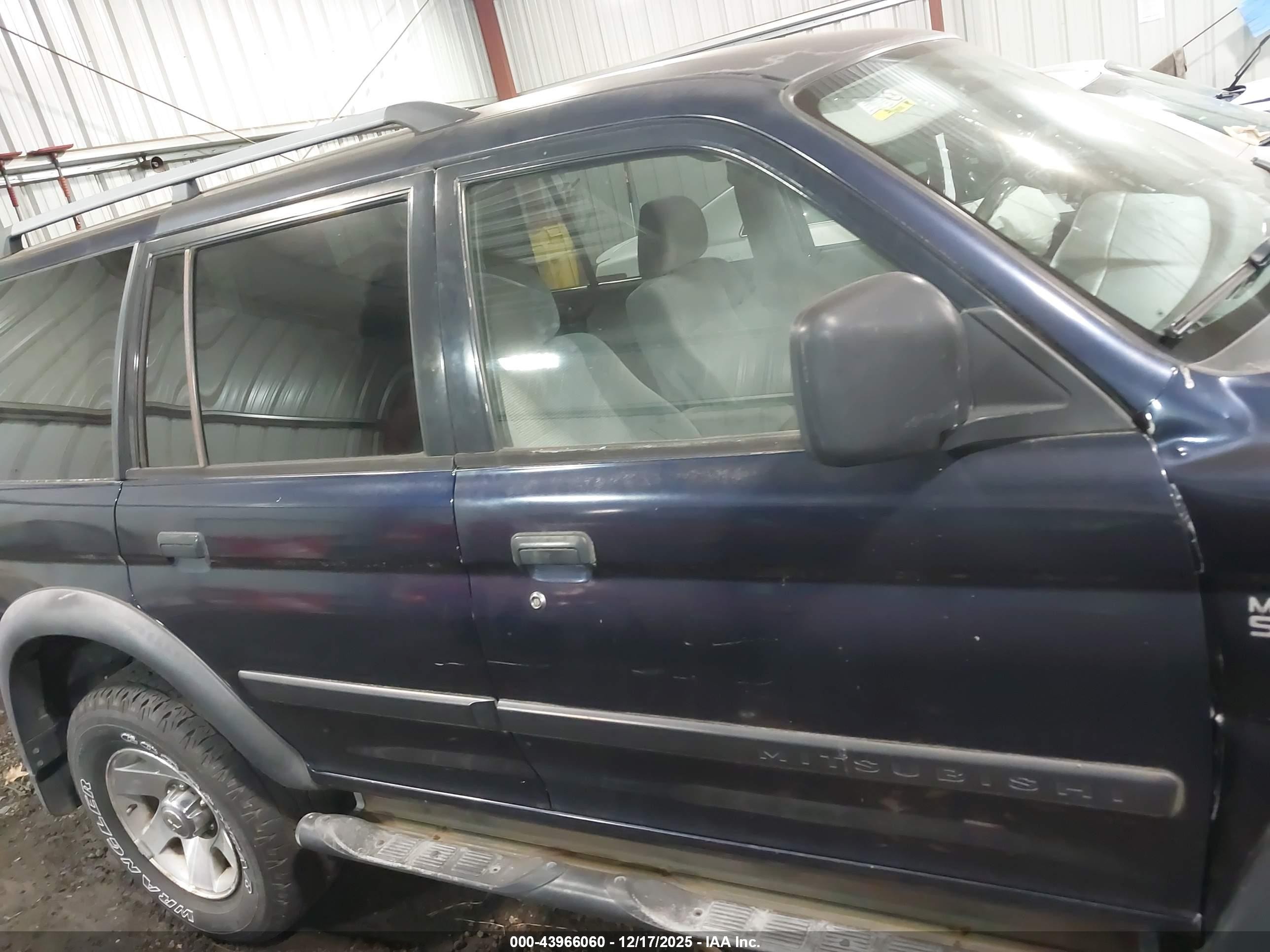 2002 Mitsubishi Montero Sport Es/ls Blue vin: JA4LS21H82J044777