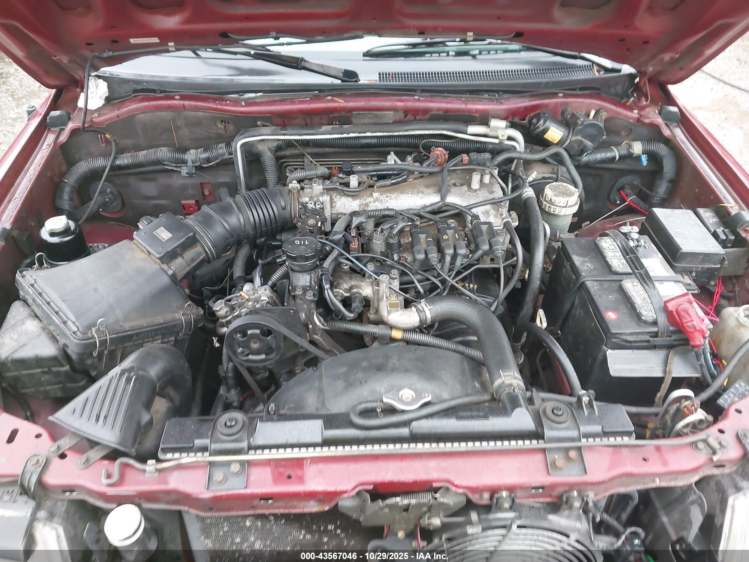 2002 Mitsubishi Montero Sport Es/ls Burgundy vin: JA4LS21H82J050742