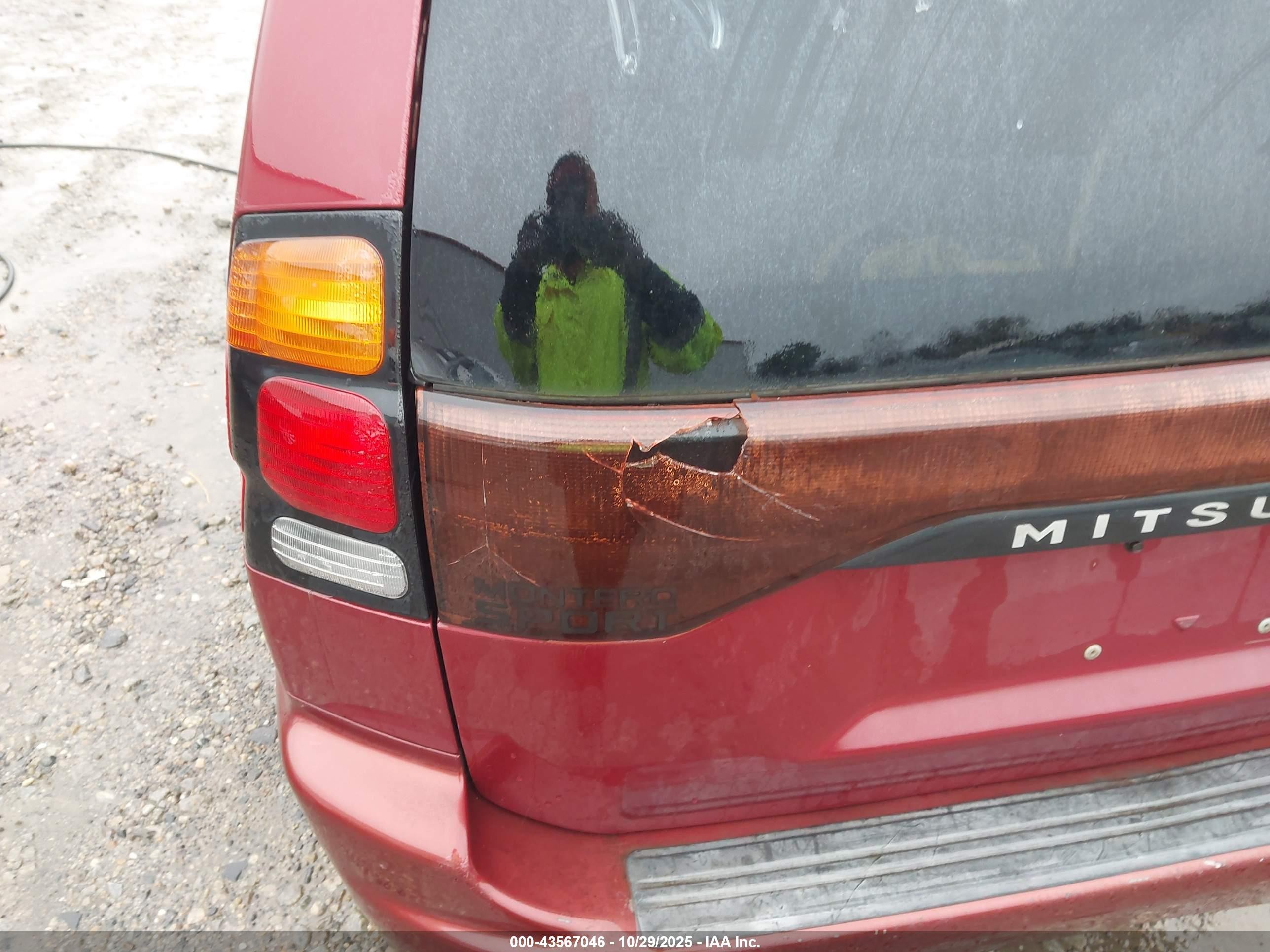 2002 Mitsubishi Montero Sport Es/ls Burgundy vin: JA4LS21H82J050742