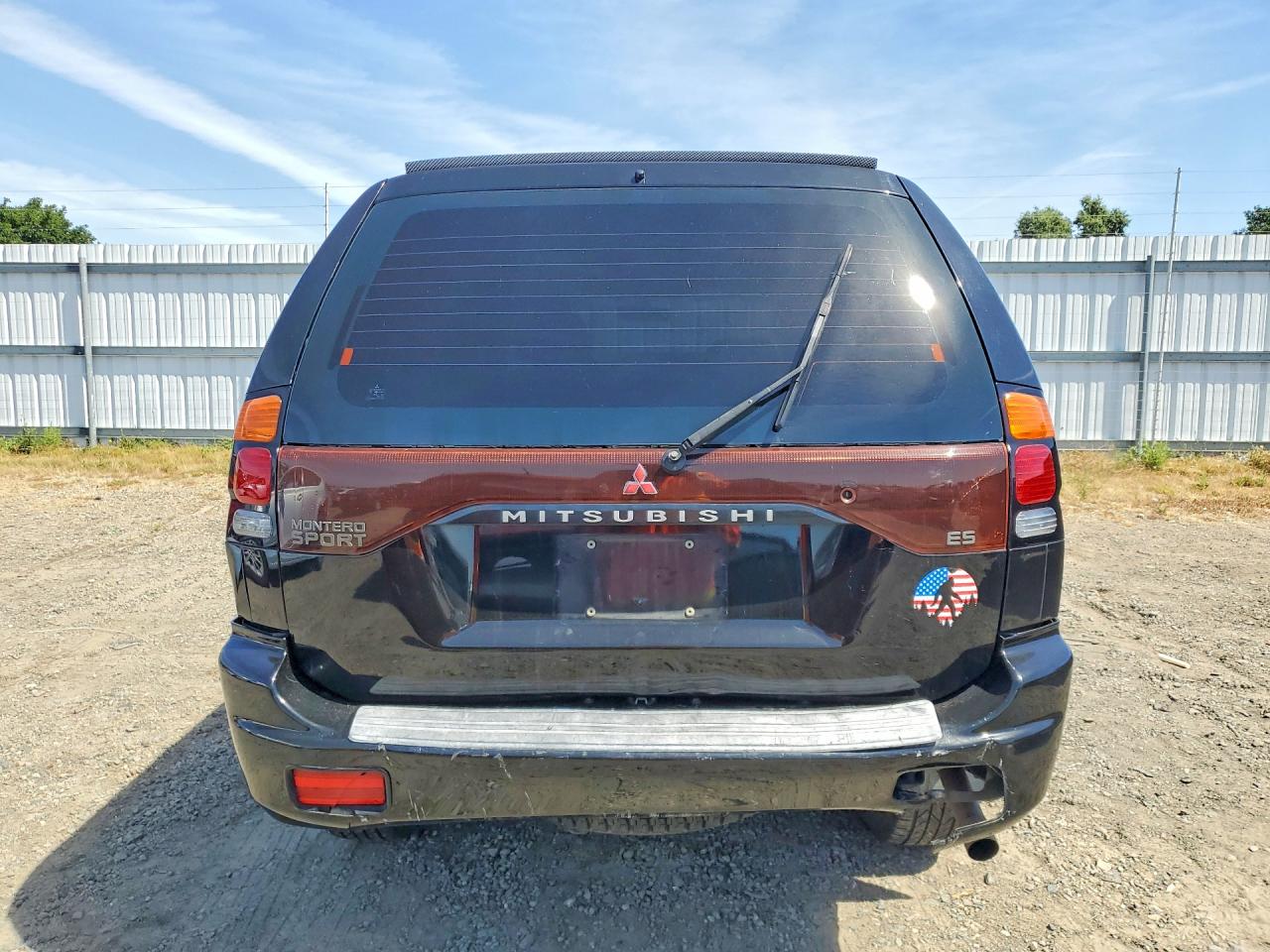 2001 Mitsubishi Montero Sport Es Черный vin: JA4LS21H91P065181
