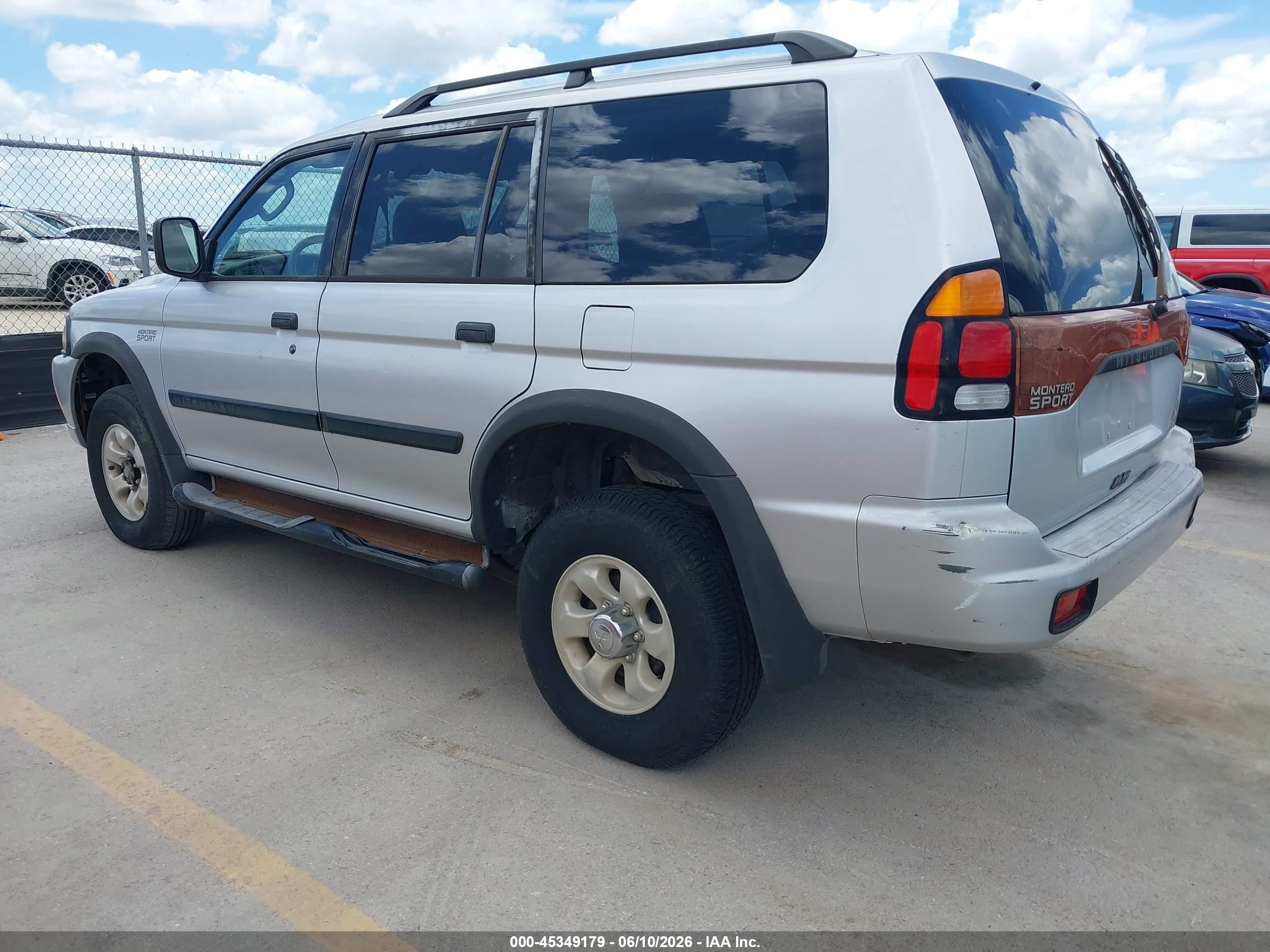 2003 Mitsubishi Montero Sport Es/ls Silver vin: JA4LS21HX3J020174