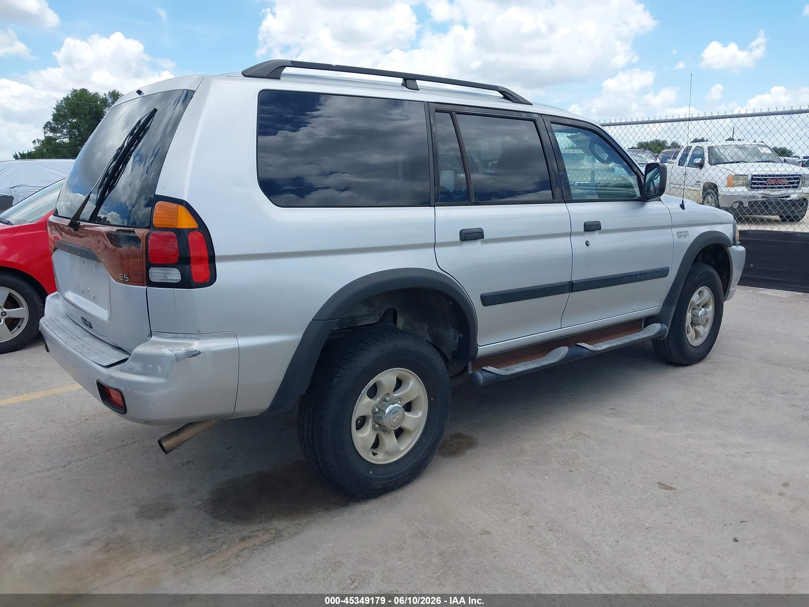 2003 Mitsubishi Montero Sport Es/ls Silver vin: JA4LS21HX3J020174