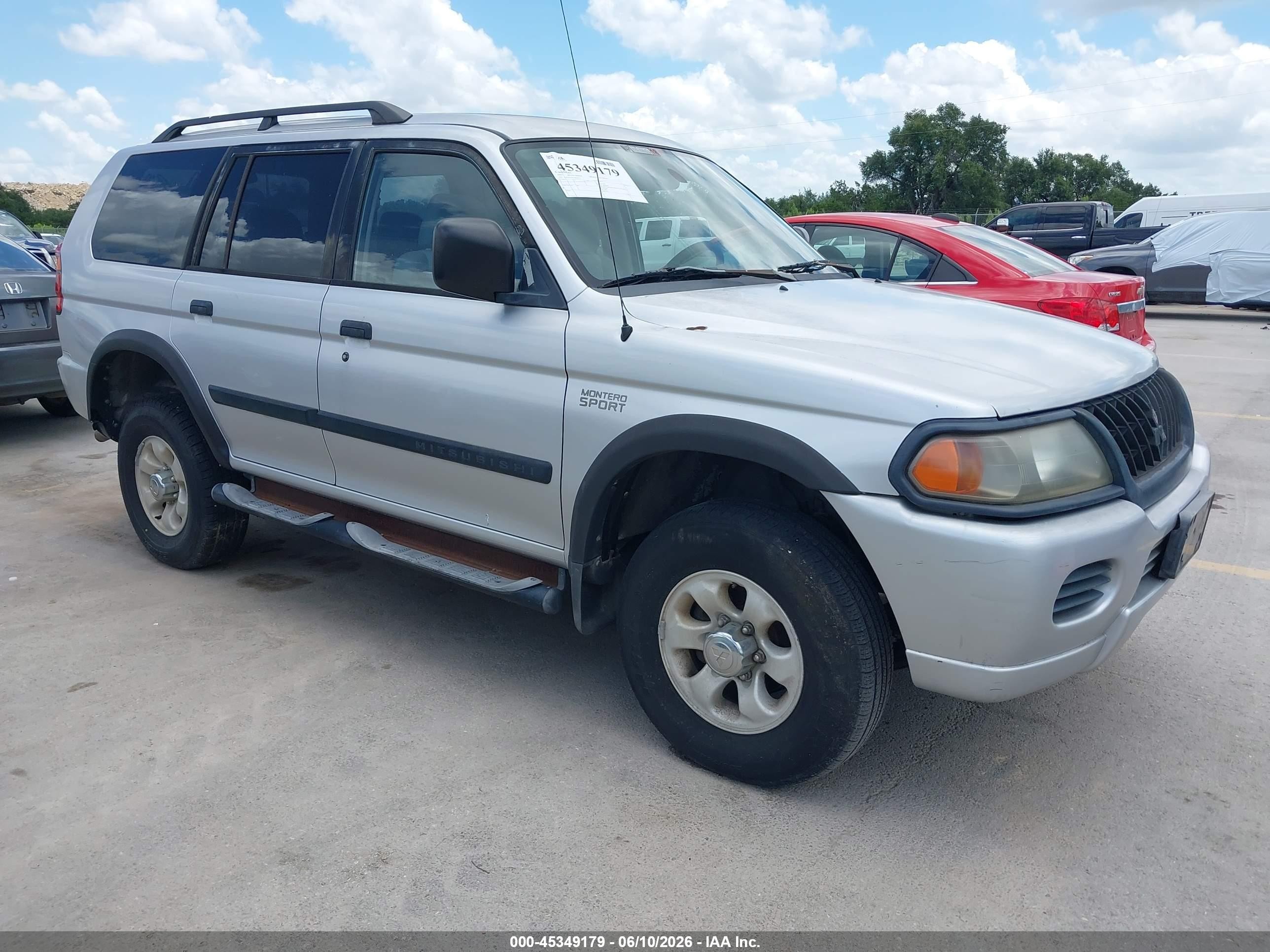 2003 Mitsubishi Montero Sport Es/ls Silver vin: JA4LS21HX3J020174