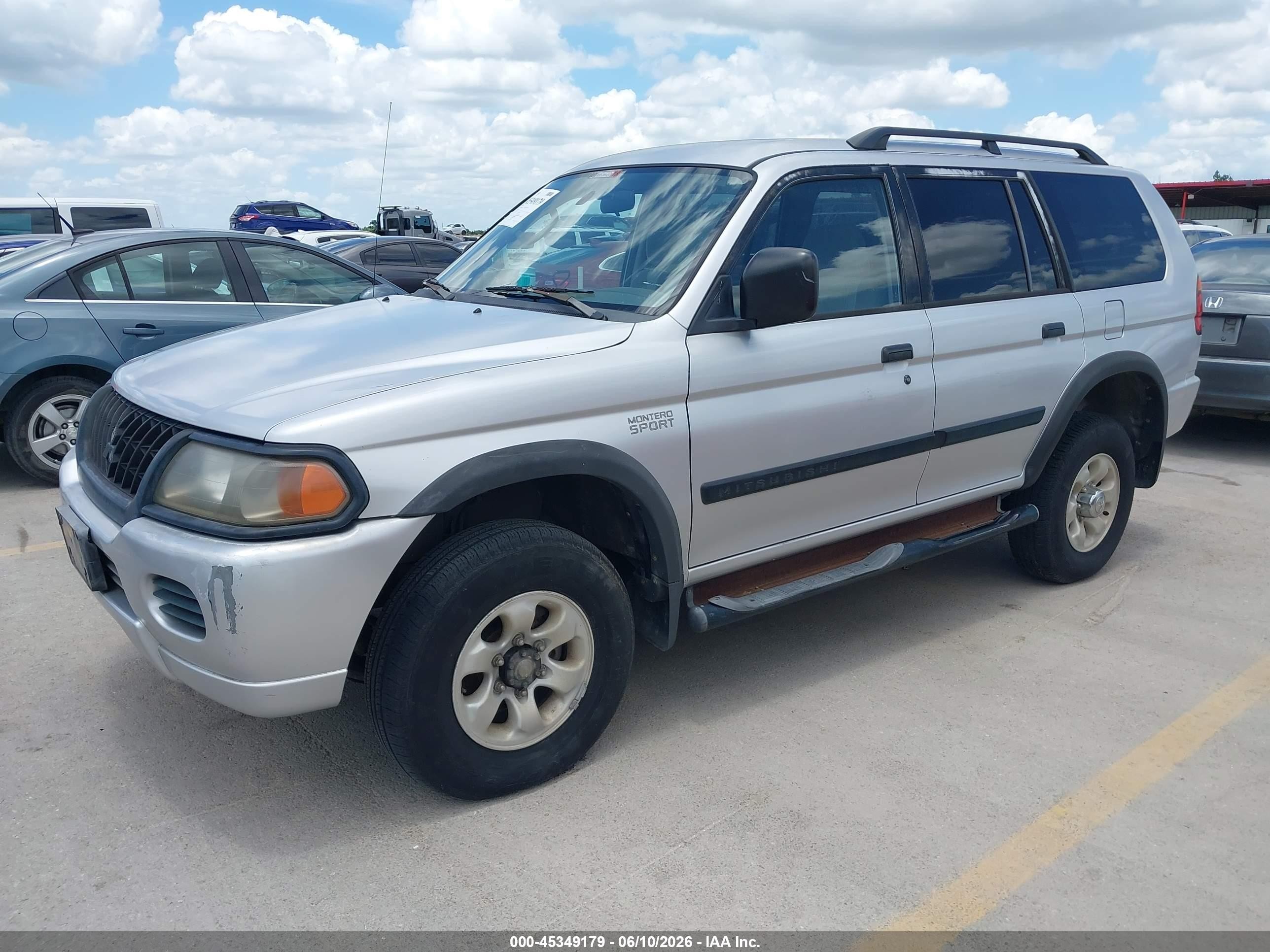 2003 Mitsubishi Montero Sport Es/ls Silver vin: JA4LS21HX3J020174