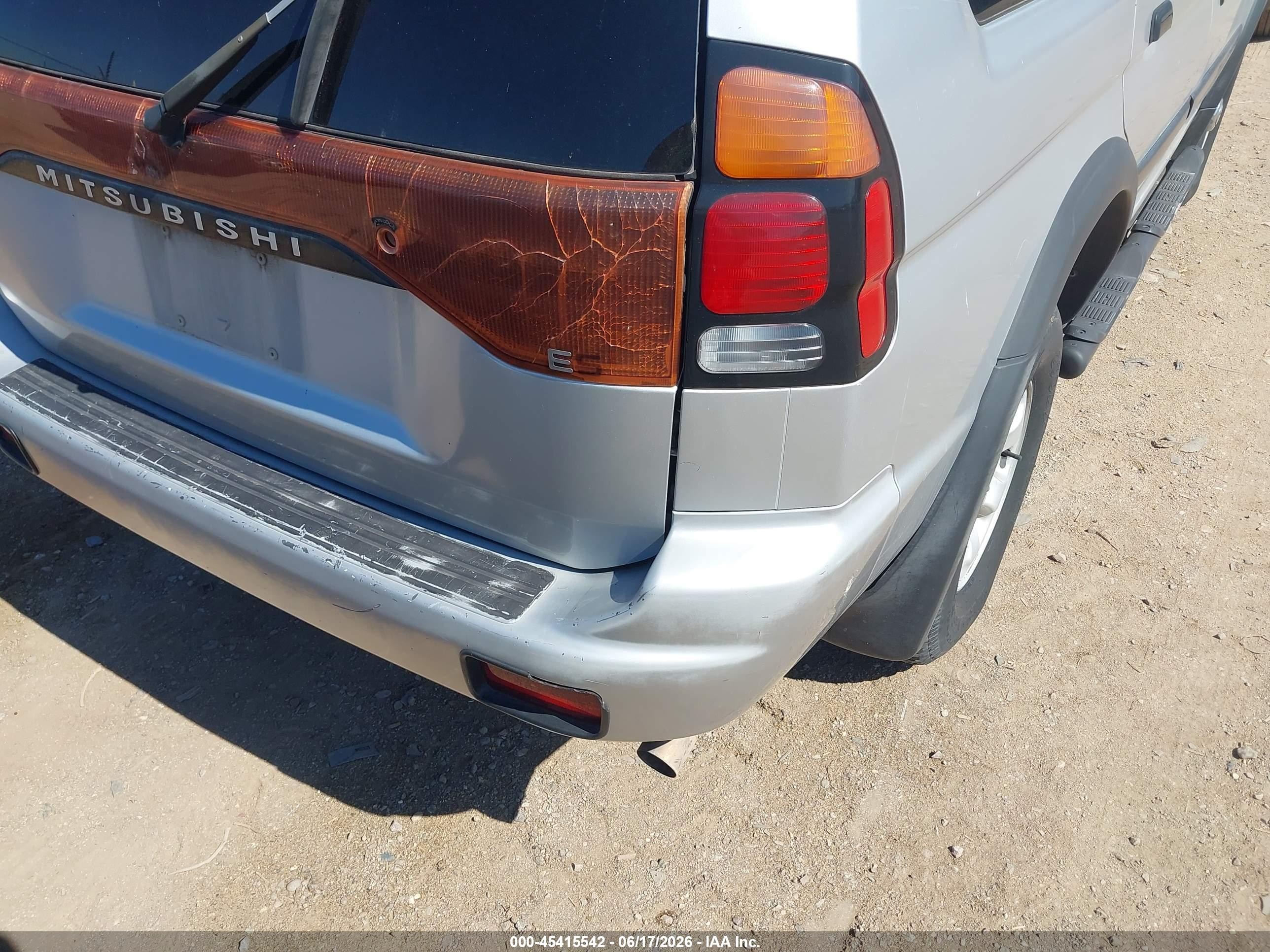 2003 Mitsubishi Montero Sport Es/ls Silver vin: JA4LS21HX3J049335