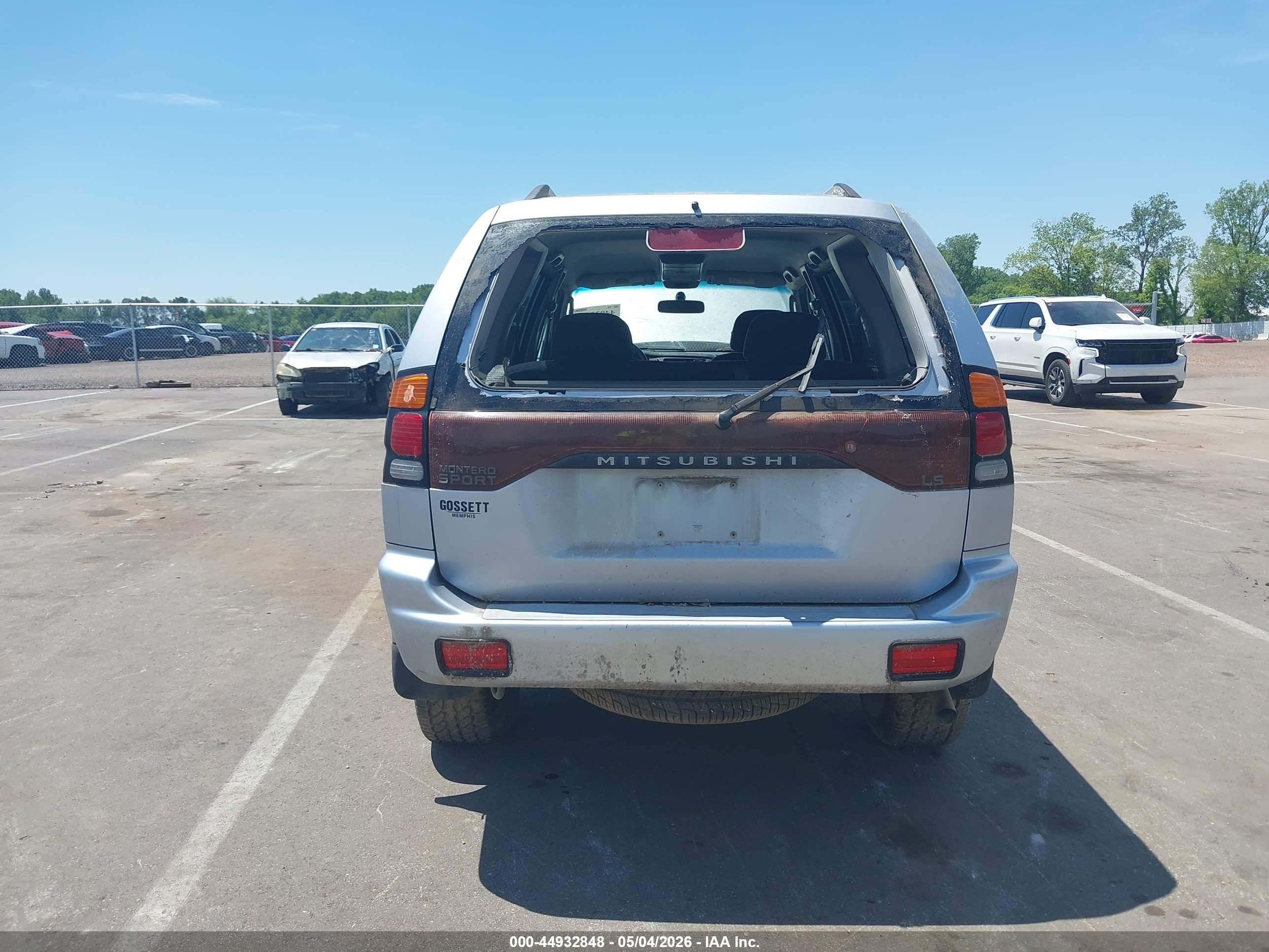 2004 Mitsubishi Montero Sport Ls Gray vin: JA4LS21R04J004267