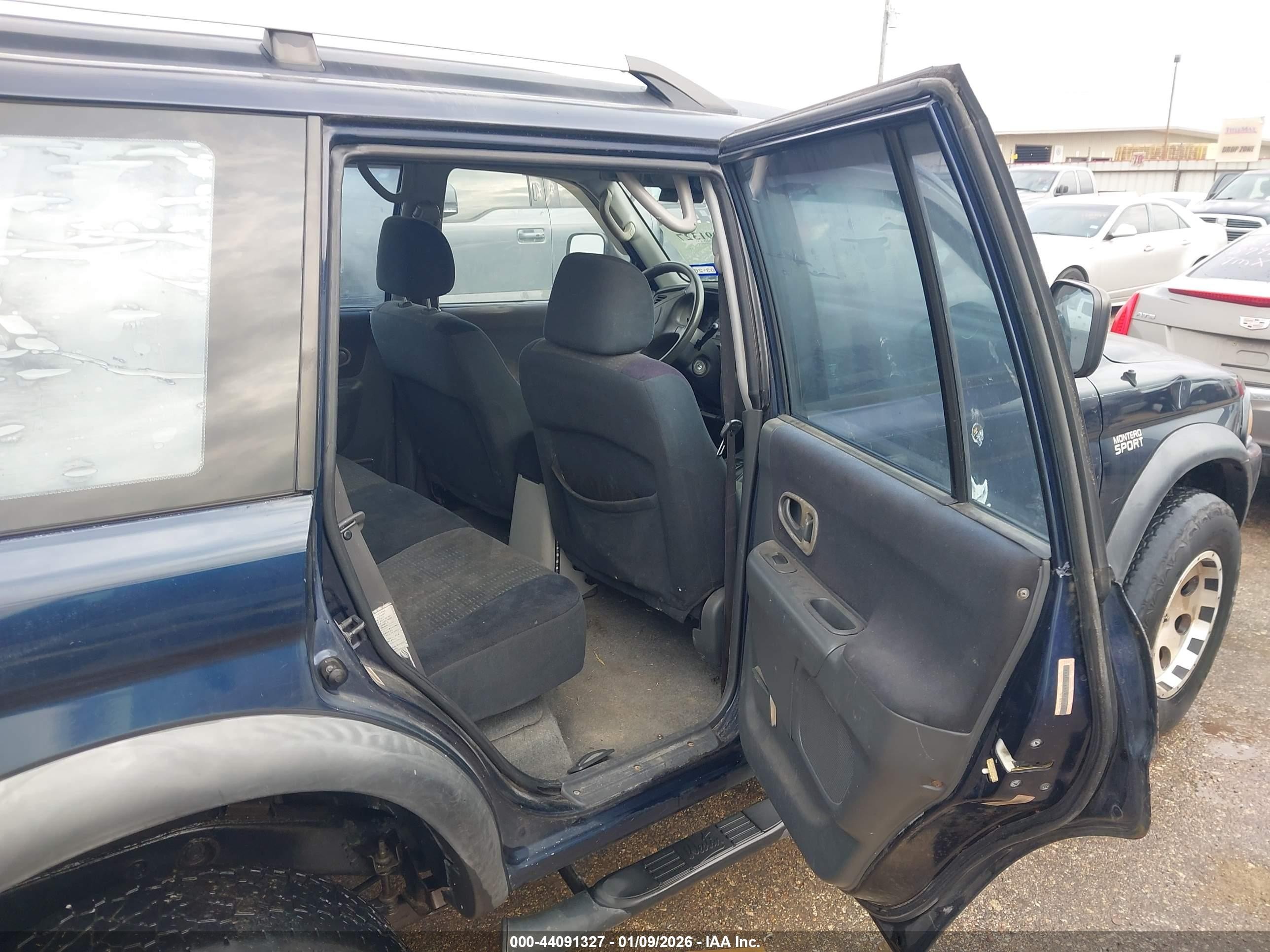 2004 Mitsubishi Montero Sport Ls Dark Blue vin: JA4LS21R14J001670