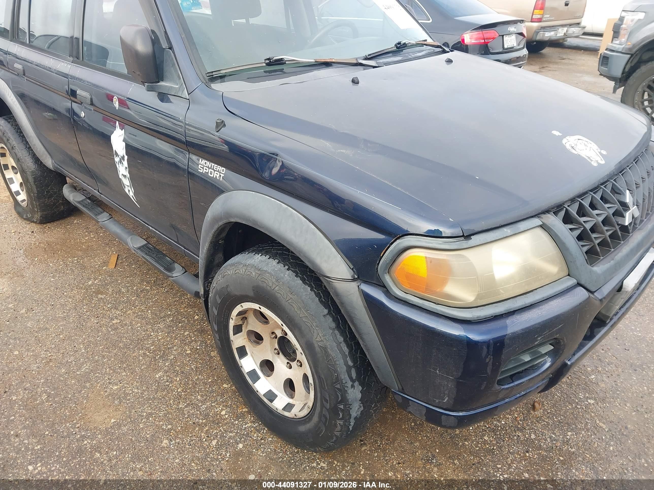 2004 Mitsubishi Montero Sport Ls Dark Blue vin: JA4LS21R14J001670