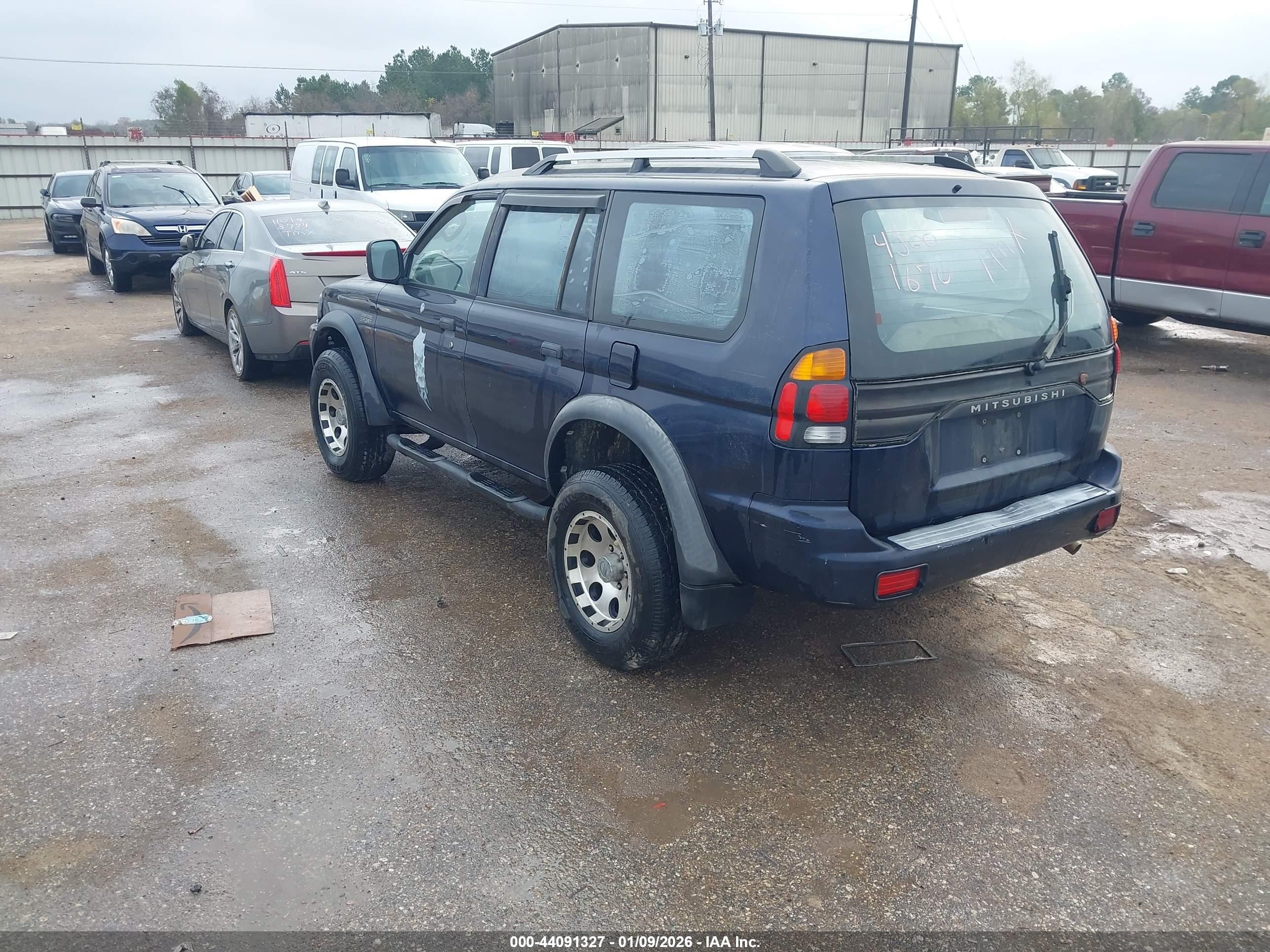 2004 Mitsubishi Montero Sport Ls Dark Blue vin: JA4LS21R14J001670