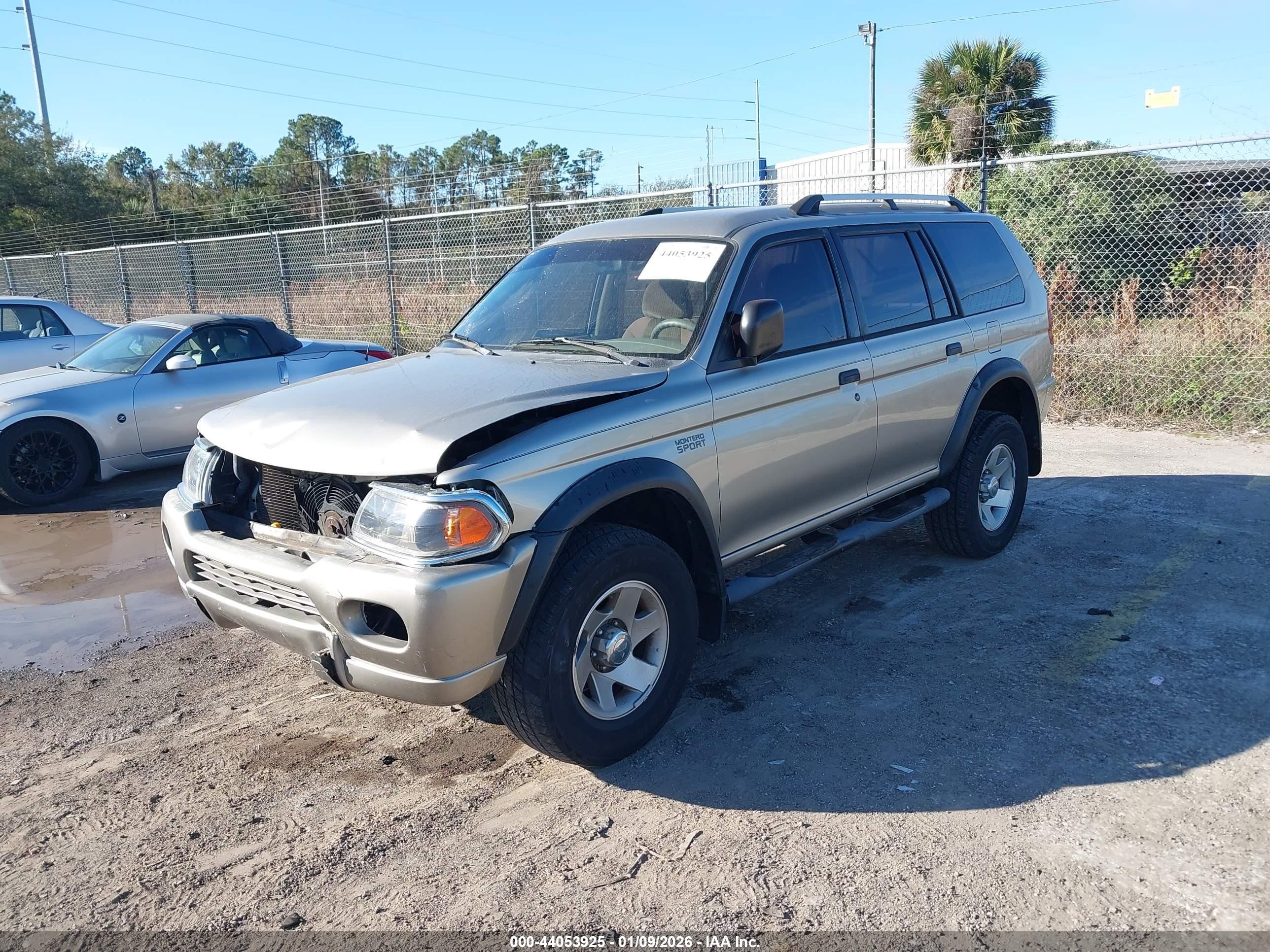 2004 Mitsubishi Montero Sport Ls Gray vin: JA4LS21R34J004022