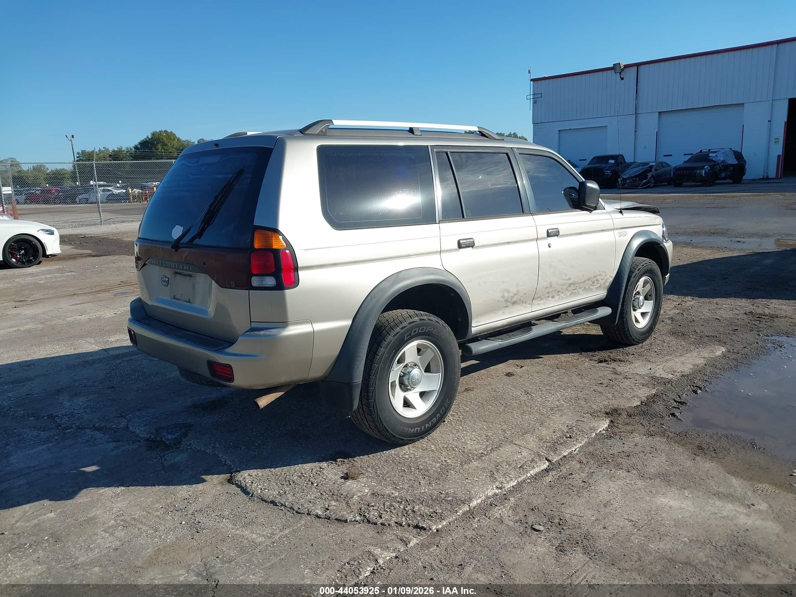 2004 Mitsubishi Montero Sport Ls Gray vin: JA4LS21R34J004022