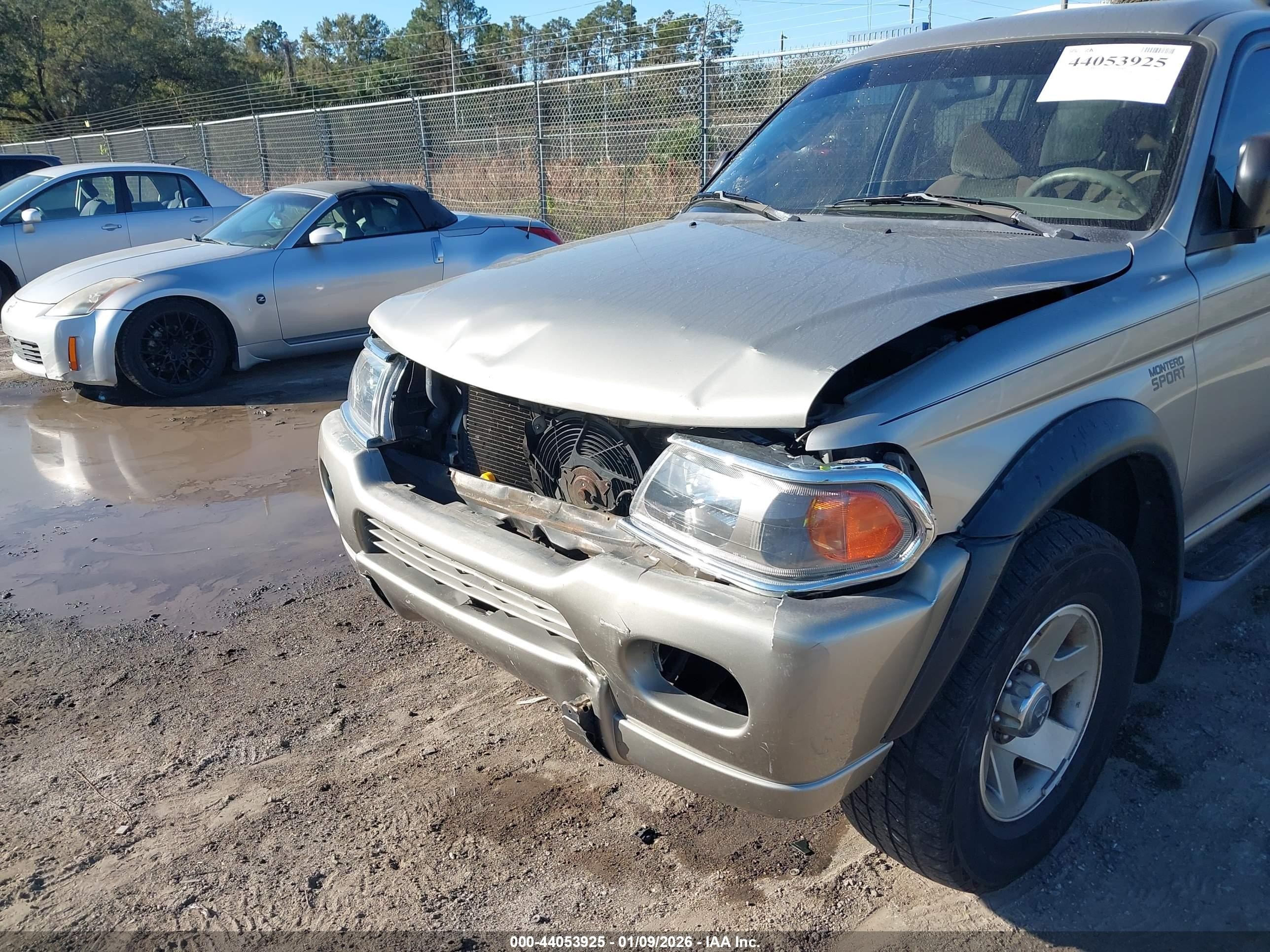 2004 Mitsubishi Montero Sport Ls Gray vin: JA4LS21R34J004022