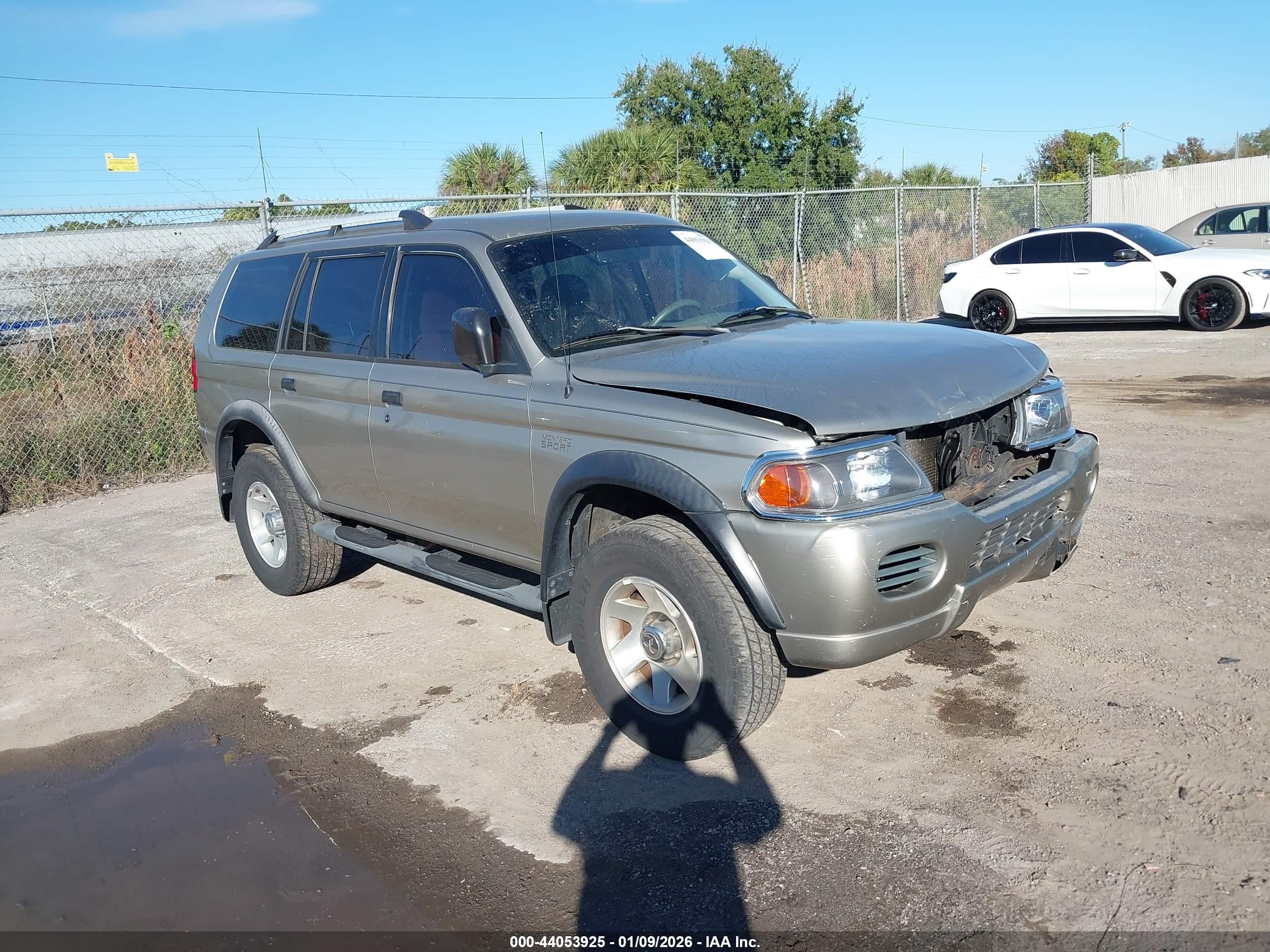 2004 Mitsubishi Montero Sport Ls Gray vin: JA4LS21R34J004022