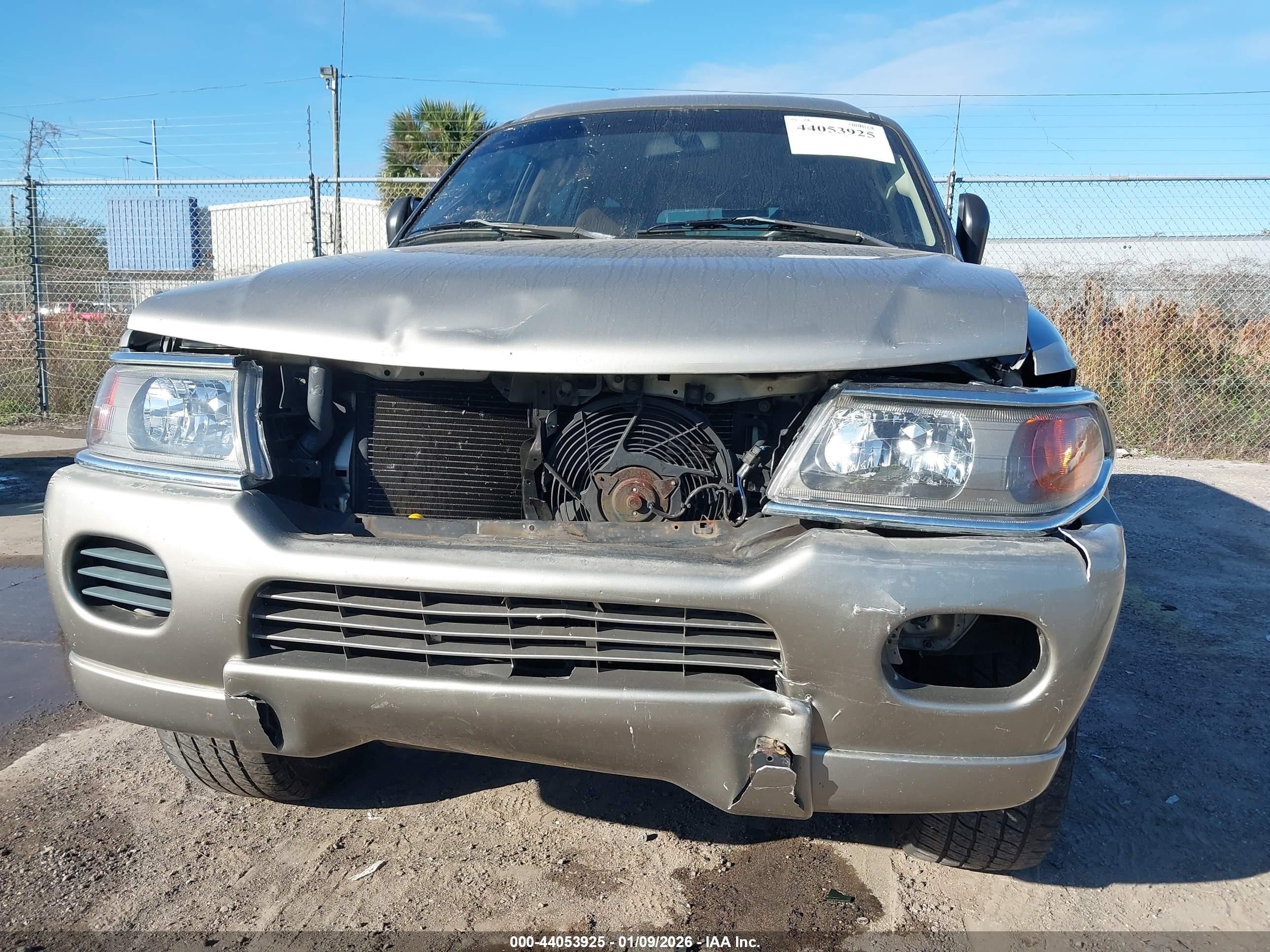 2004 Mitsubishi Montero Sport Ls Gray vin: JA4LS21R34J004022