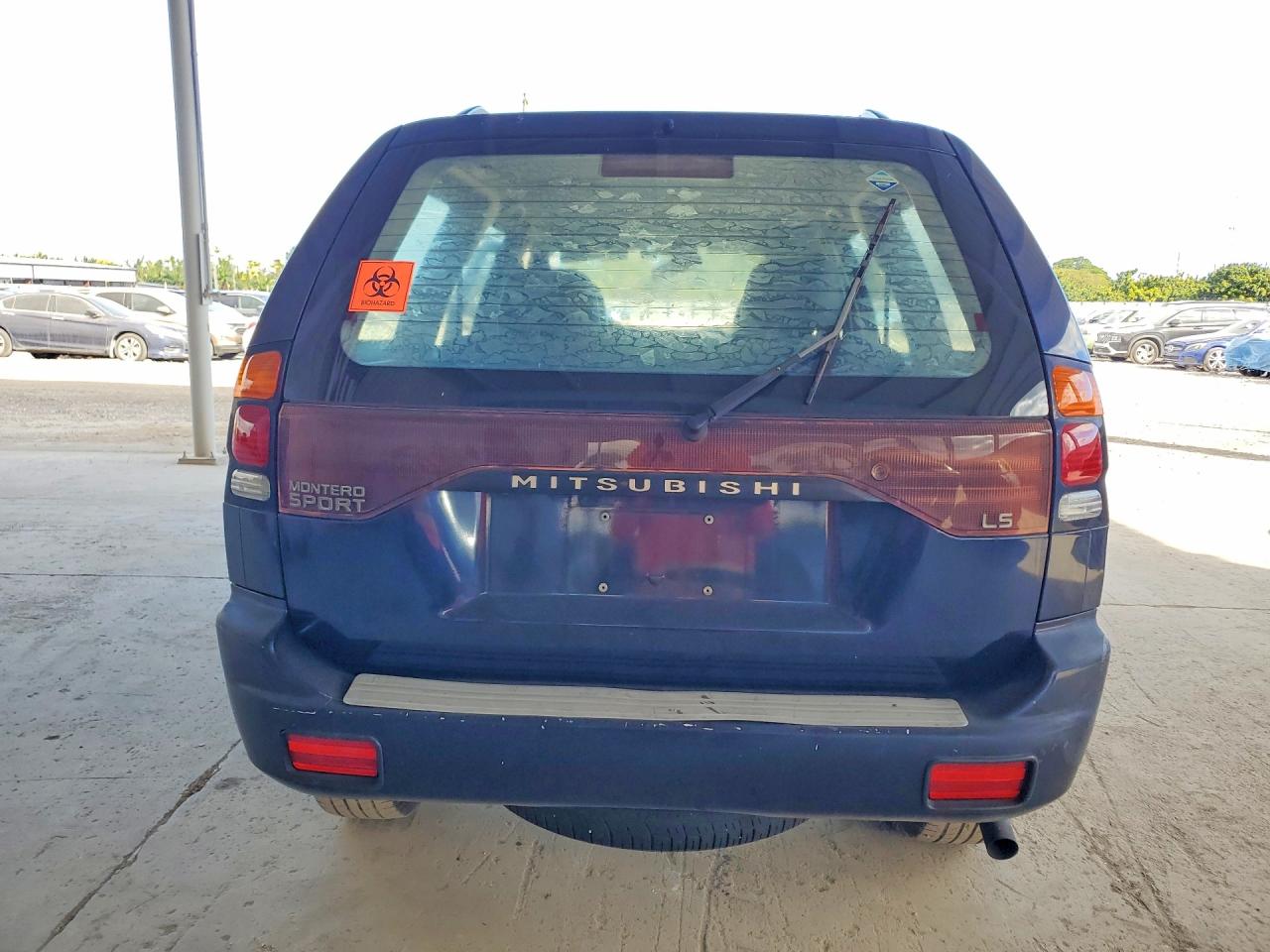 2004 Mitsubishi Montero Sport Es Blue vin: JA4LS21R34J005073