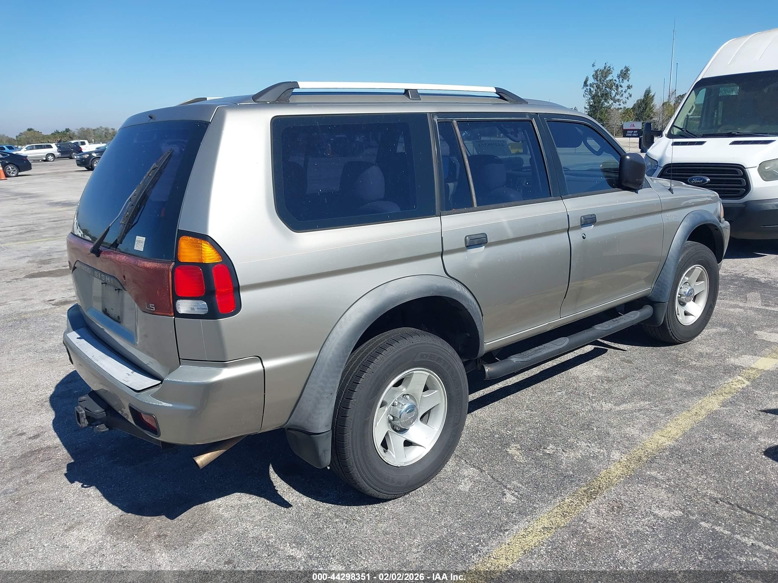 2004 Mitsubishi Montero Sport Ls Gray vin: JA4LS21R64J004239