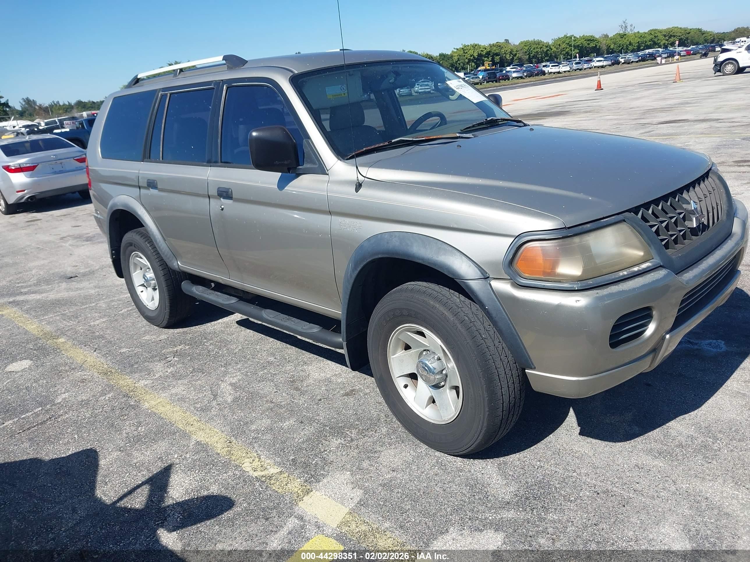 2004 Mitsubishi Montero Sport Ls Gray vin: JA4LS21R64J004239