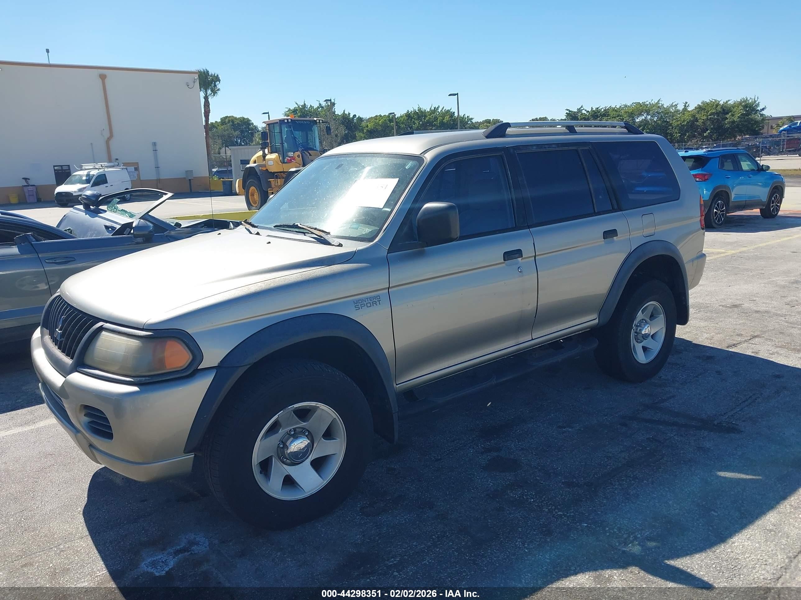 2004 Mitsubishi Montero Sport Ls Gray vin: JA4LS21R64J004239