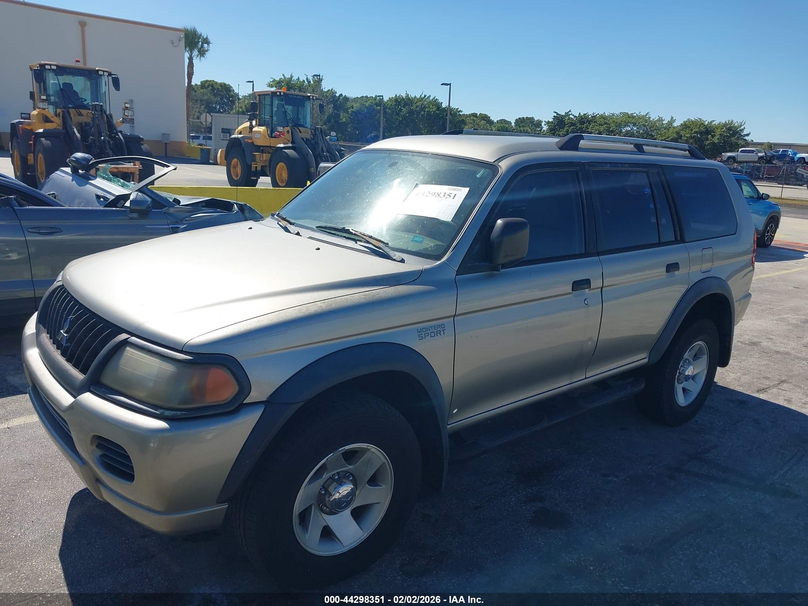 2004 Mitsubishi Montero Sport Ls Gray vin: JA4LS21R64J004239