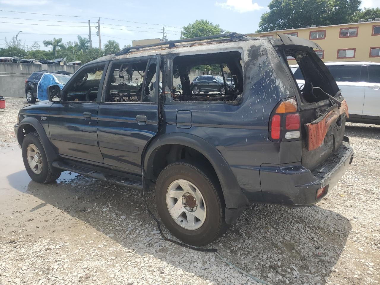 2004 Mitsubishi Montero Sport Es Blue vin: JA4LS21R64J004922