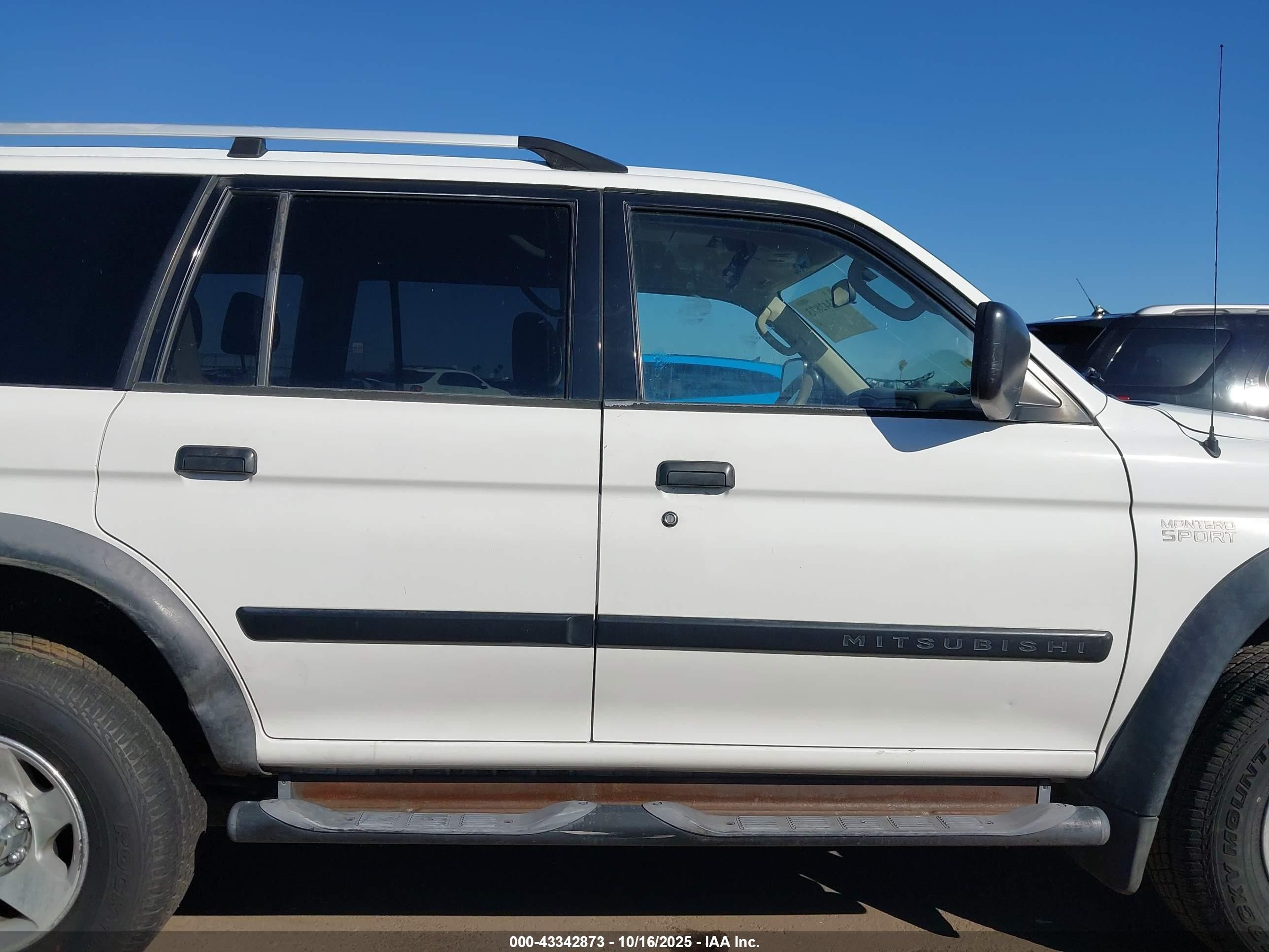 2004 Mitsubishi Montero Sport Ls Белый vin: JA4LS21R74J004749