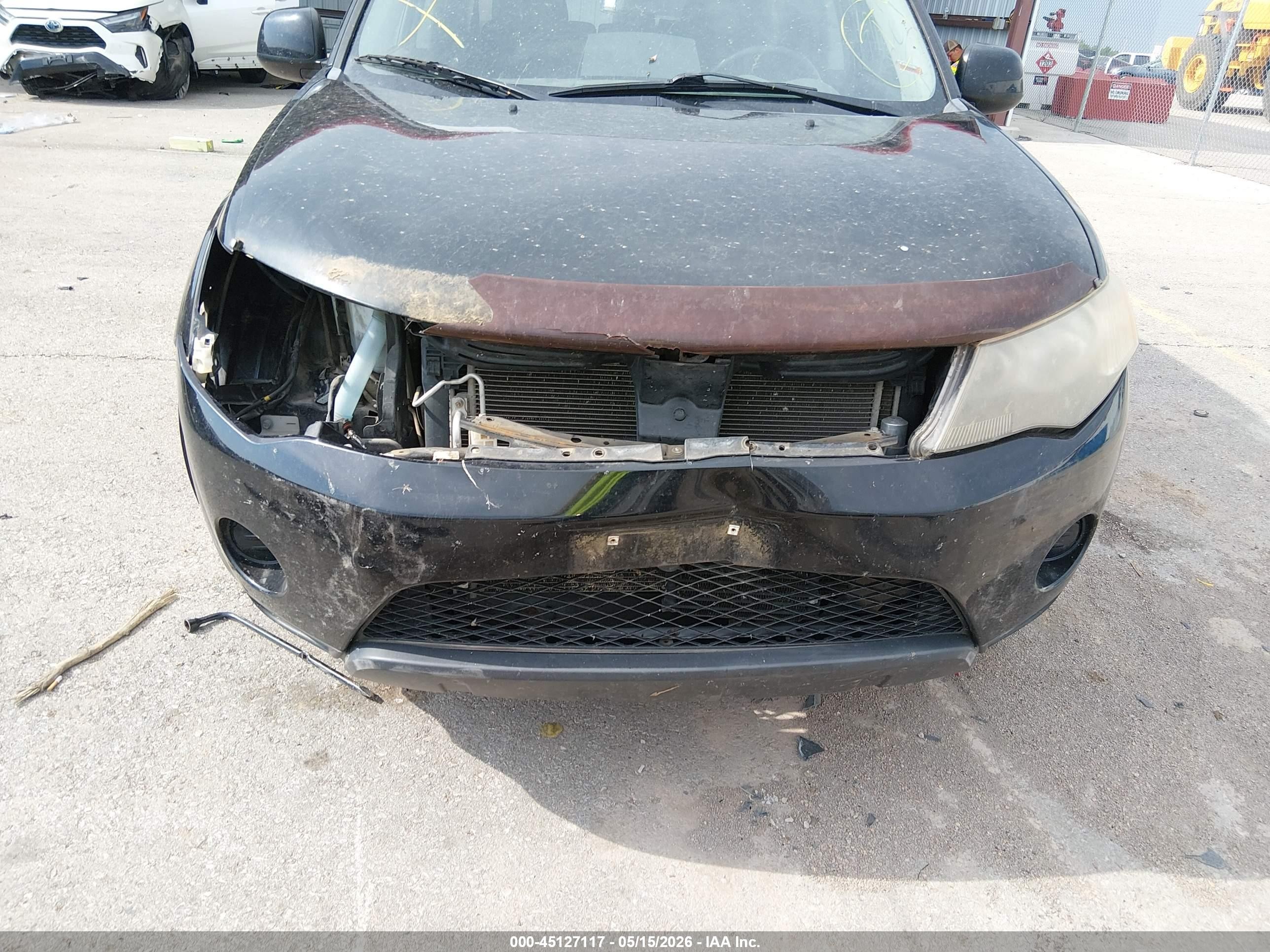 2008 Mitsubishi Outlander Es Black vin: JA4LS21W18Z009426