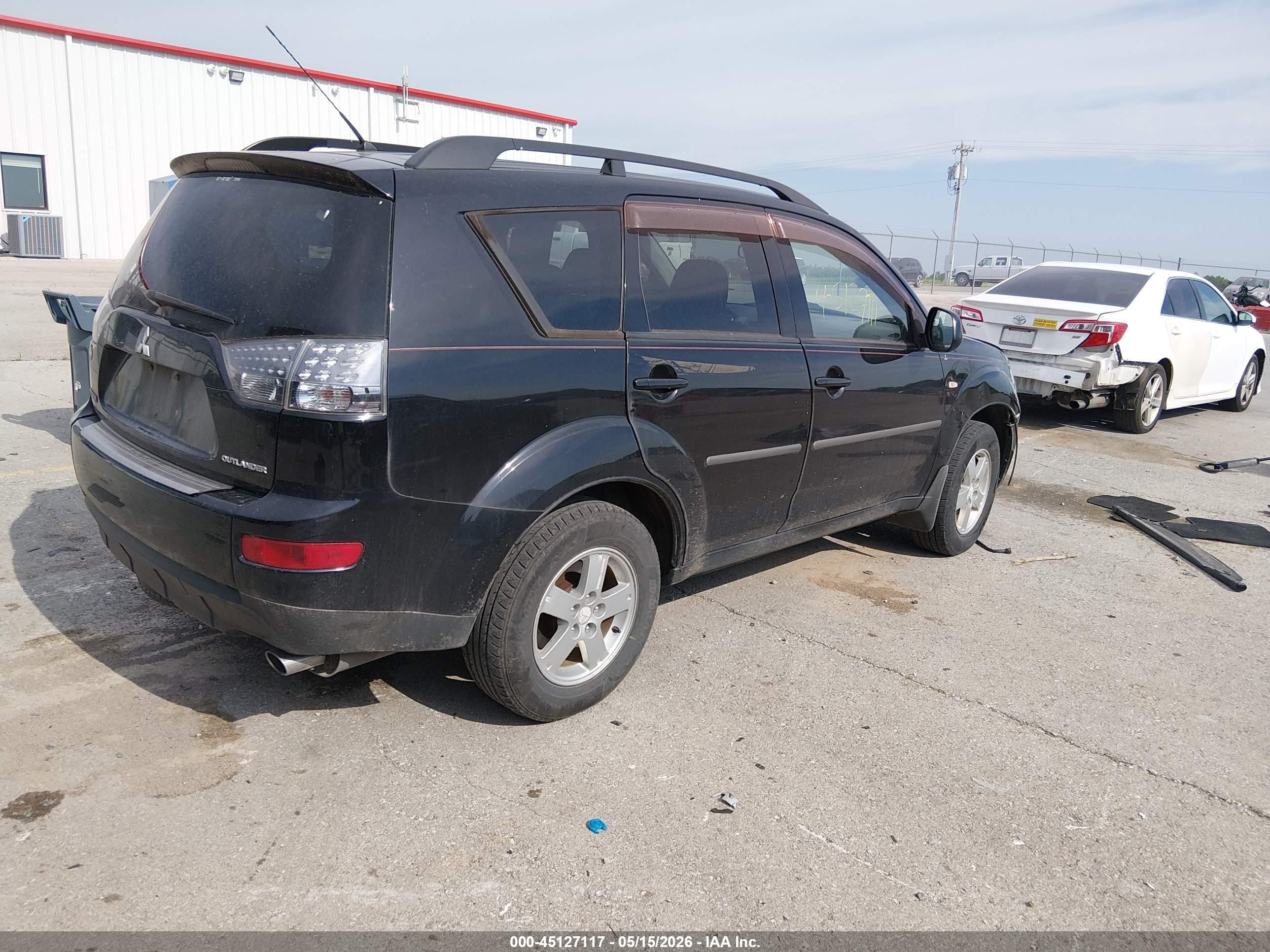2008 Mitsubishi Outlander Es Black vin: JA4LS21W18Z009426