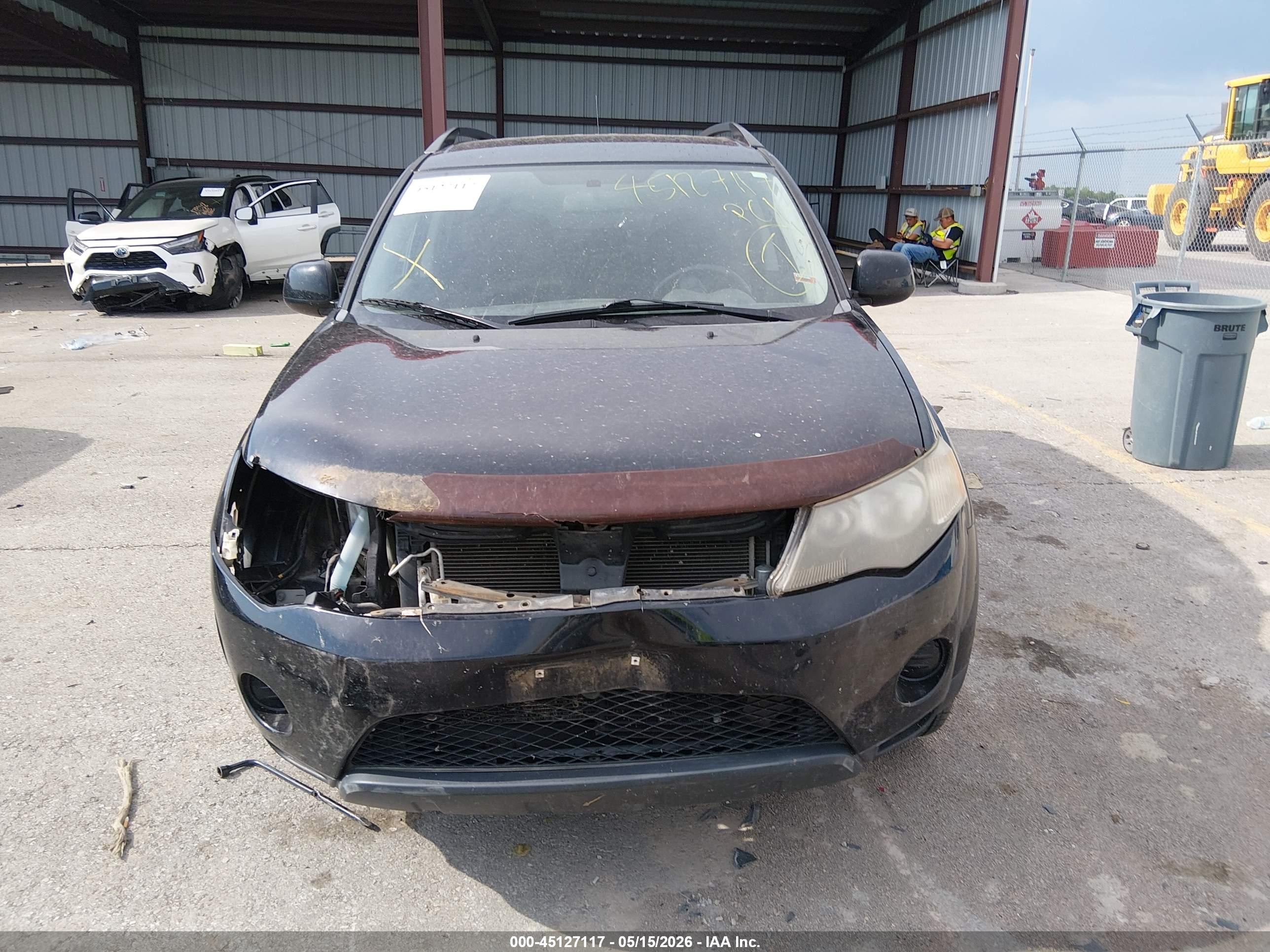 2008 Mitsubishi Outlander Es Black vin: JA4LS21W18Z009426