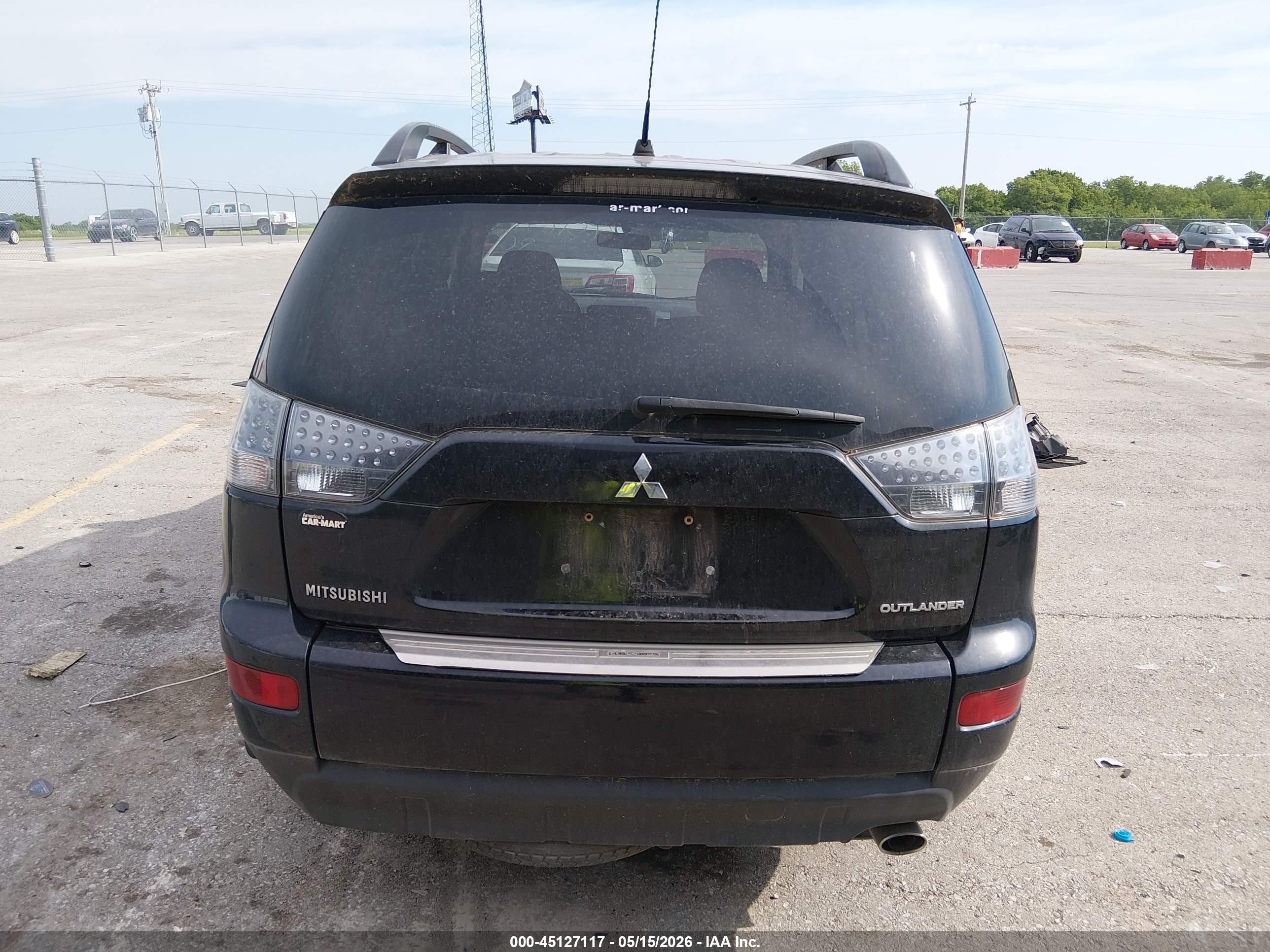 2008 Mitsubishi Outlander Es Black vin: JA4LS21W18Z009426