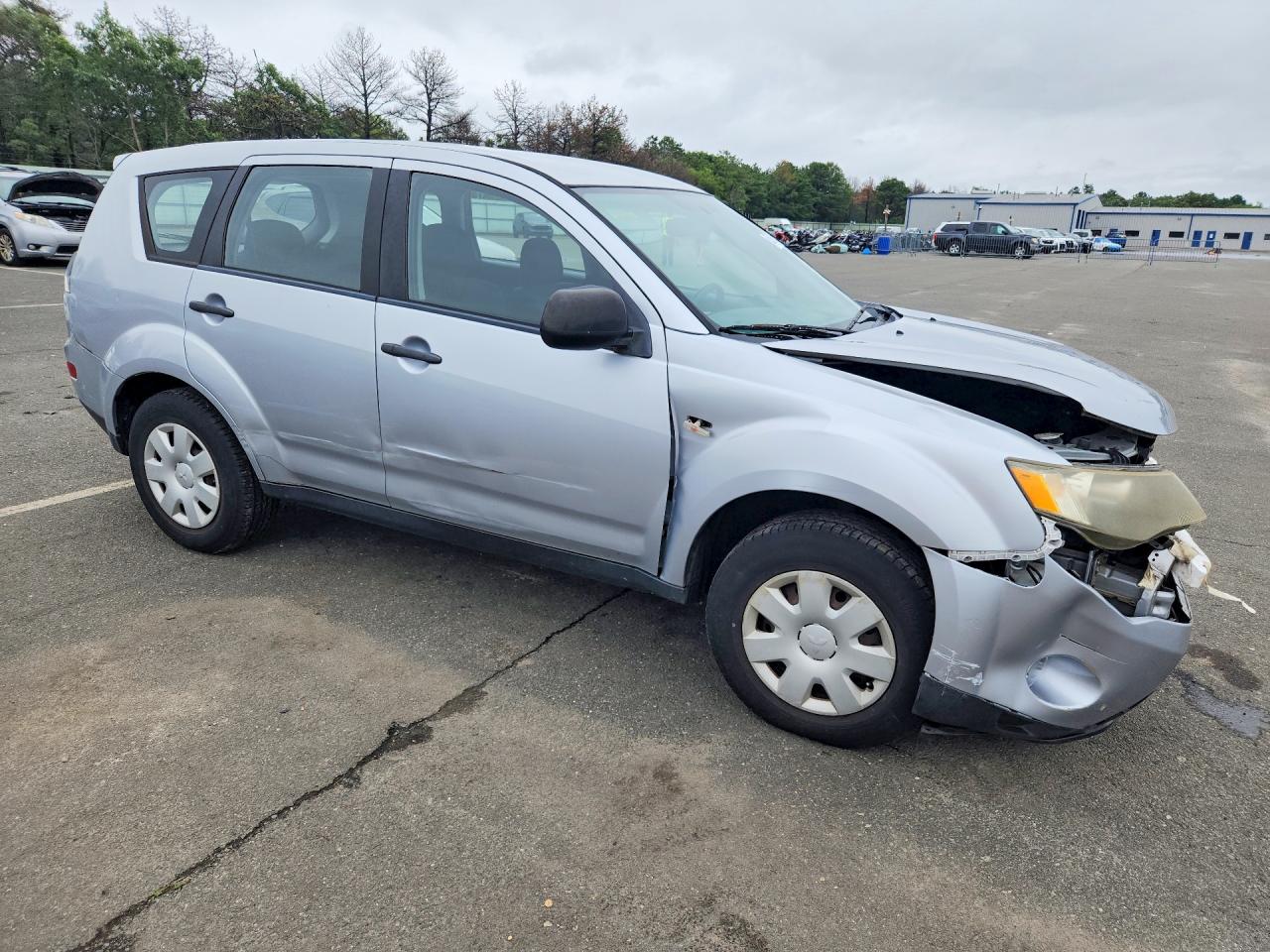 2008 Mitsubishi Outlander Es Silver vin: JA4LS21W18Z016005