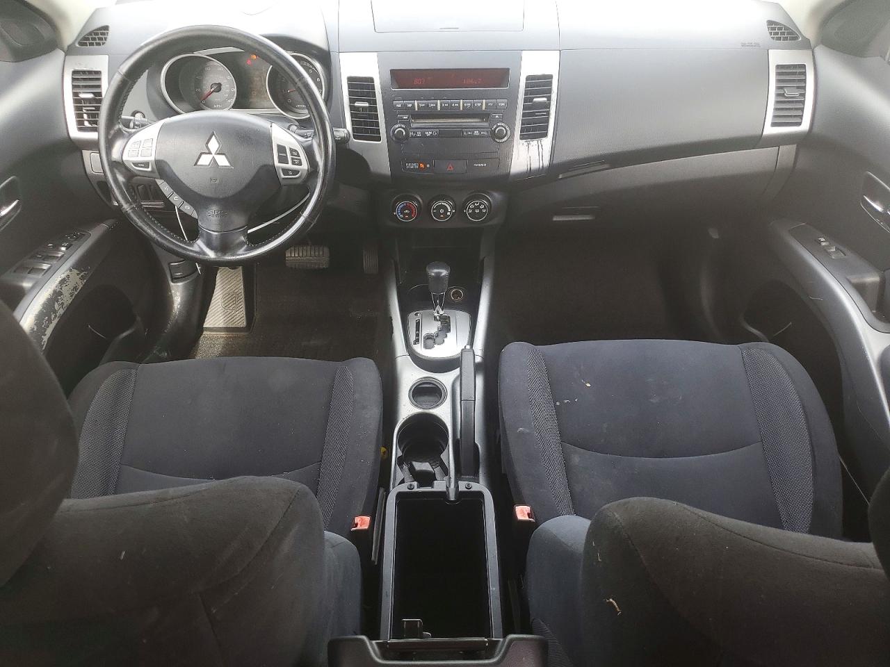 2009 Mitsubishi Outlander Es White vin: JA4LS21W49Z011186