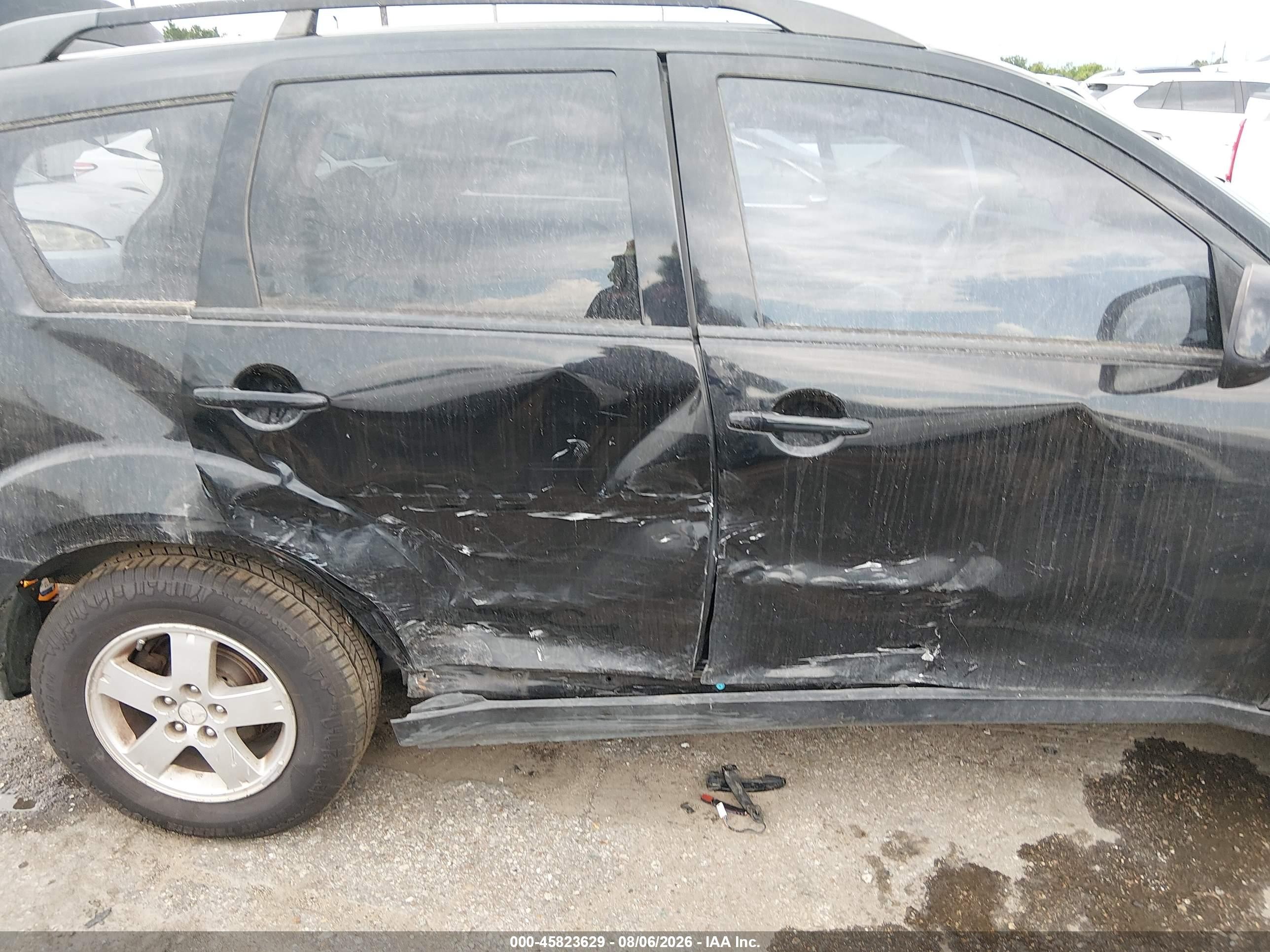 2008 Mitsubishi Outlander Es Black vin: JA4LS21W68Z009776