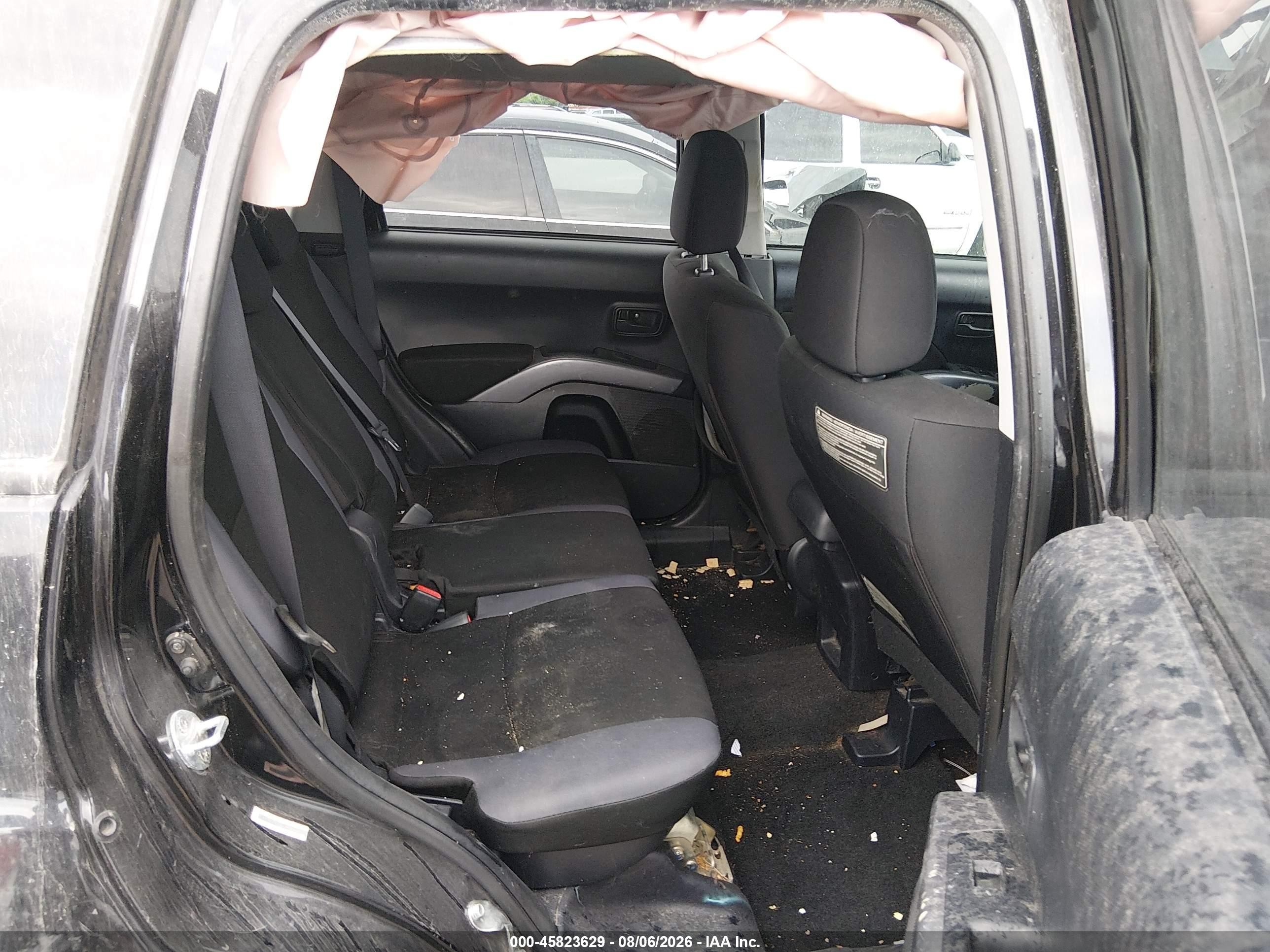 2008 Mitsubishi Outlander Es Black vin: JA4LS21W68Z009776