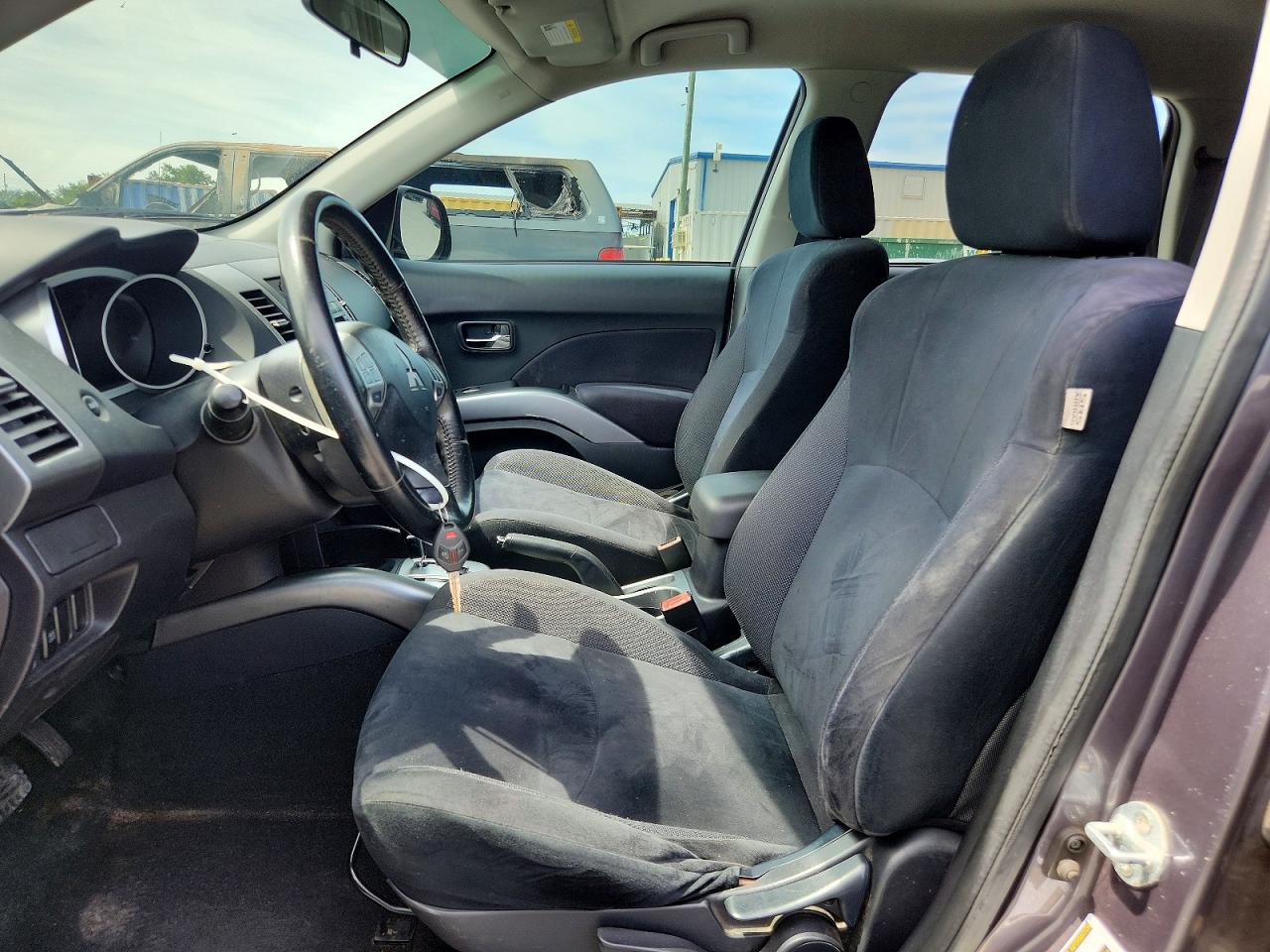 2009 Mitsubishi Outlander Es Gray vin: JA4LS21W79Z014826