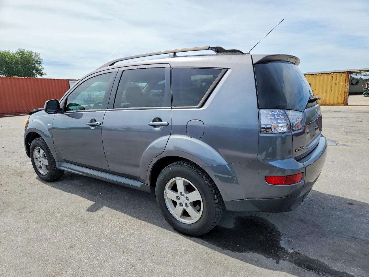 2009 Mitsubishi Outlander Es Gray vin: JA4LS21W79Z014826
