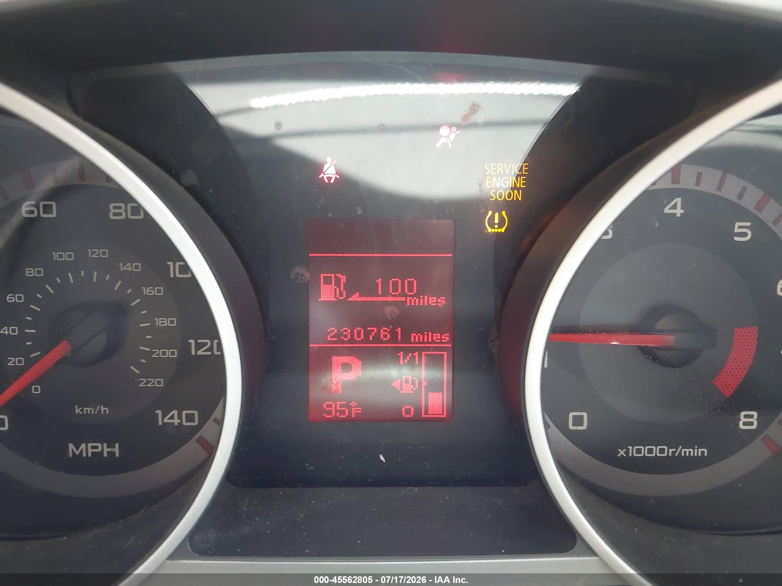 2008 Mitsubishi Outlander Es Burgundy vin: JA4LS21W88Z008483