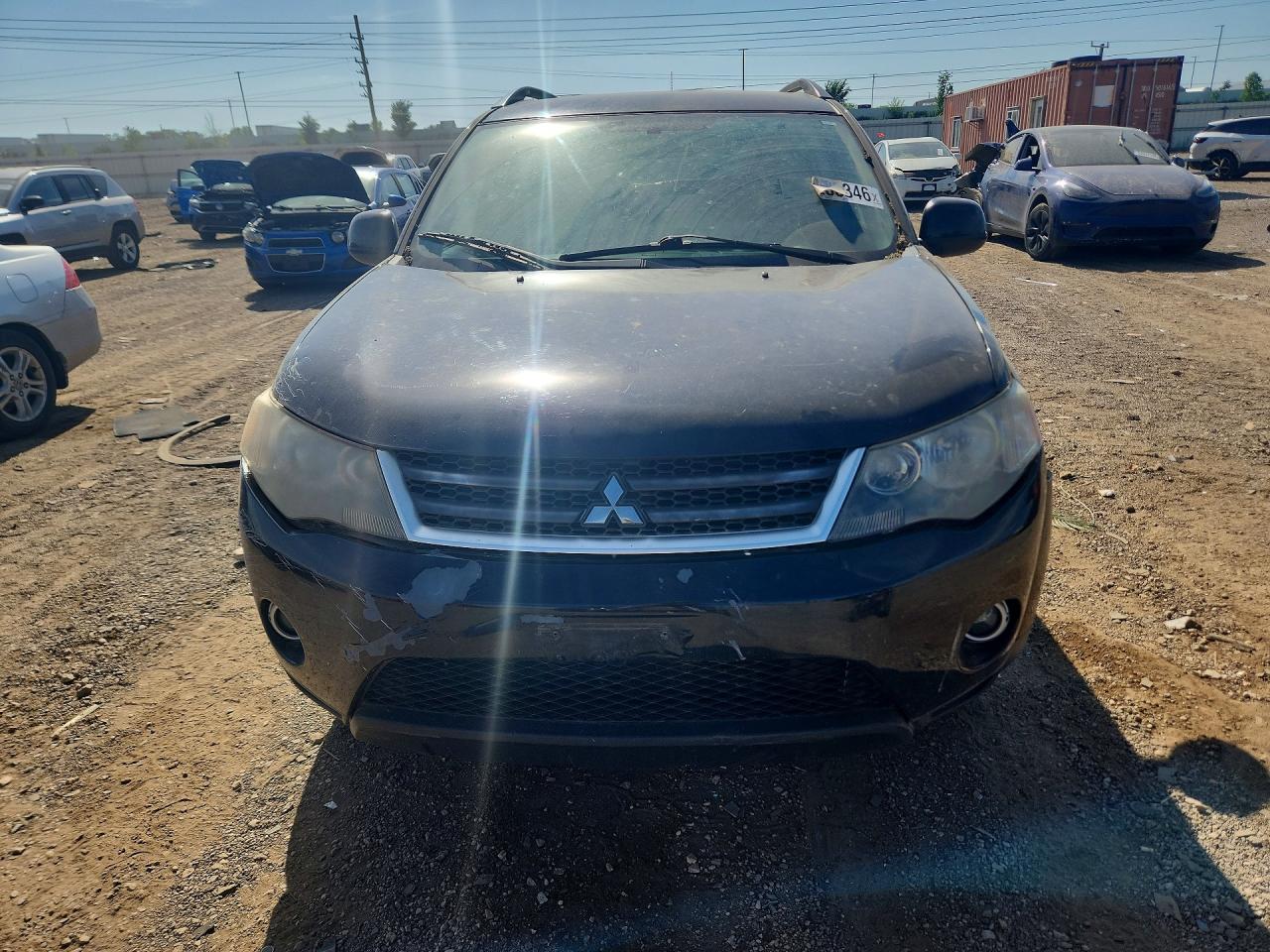 2008 Mitsubishi Outlander Black vin: JA4LS21W98Z012106