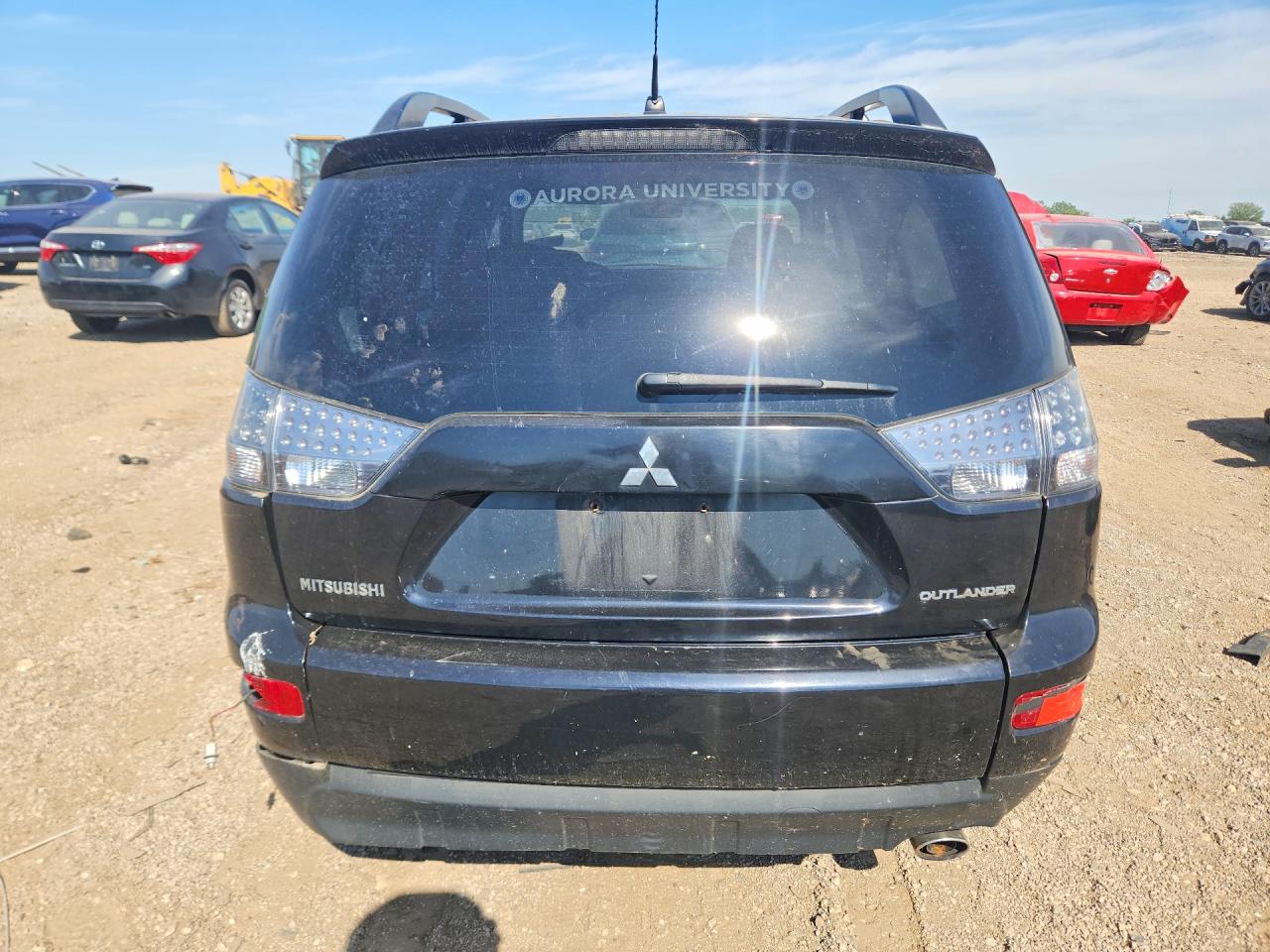 2008 Mitsubishi Outlander Black vin: JA4LS21W98Z012106