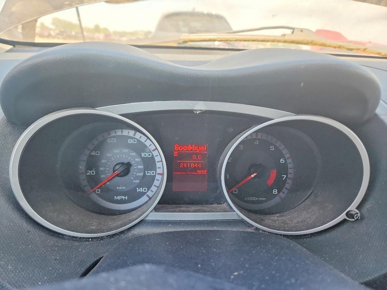 2008 Mitsubishi Outlander Black vin: JA4LS21W98Z012106