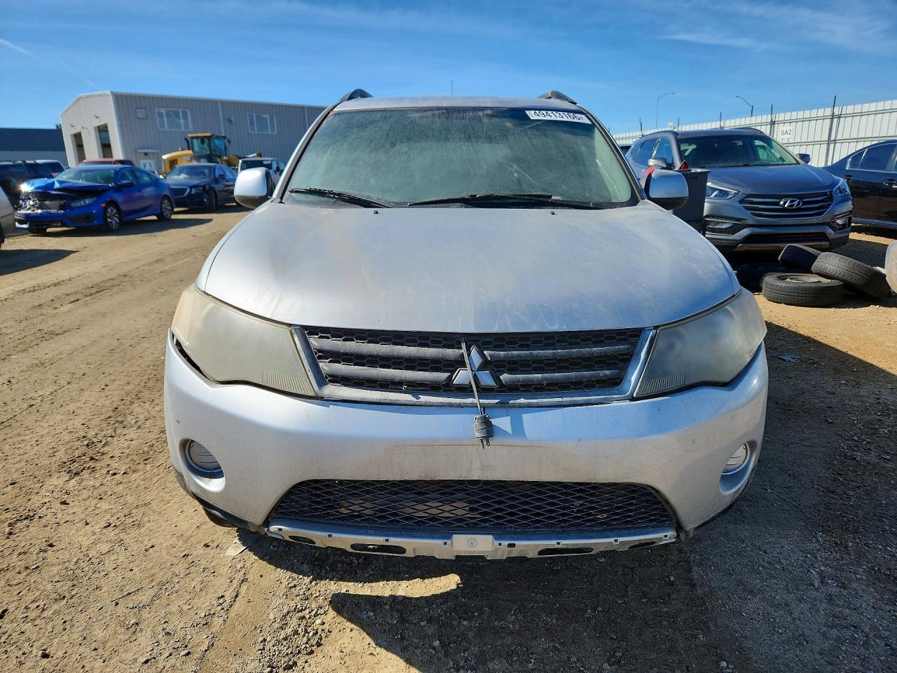 2008 Mitsubishi Outlander Es Silver vin: JA4LS21WX8Z607157
