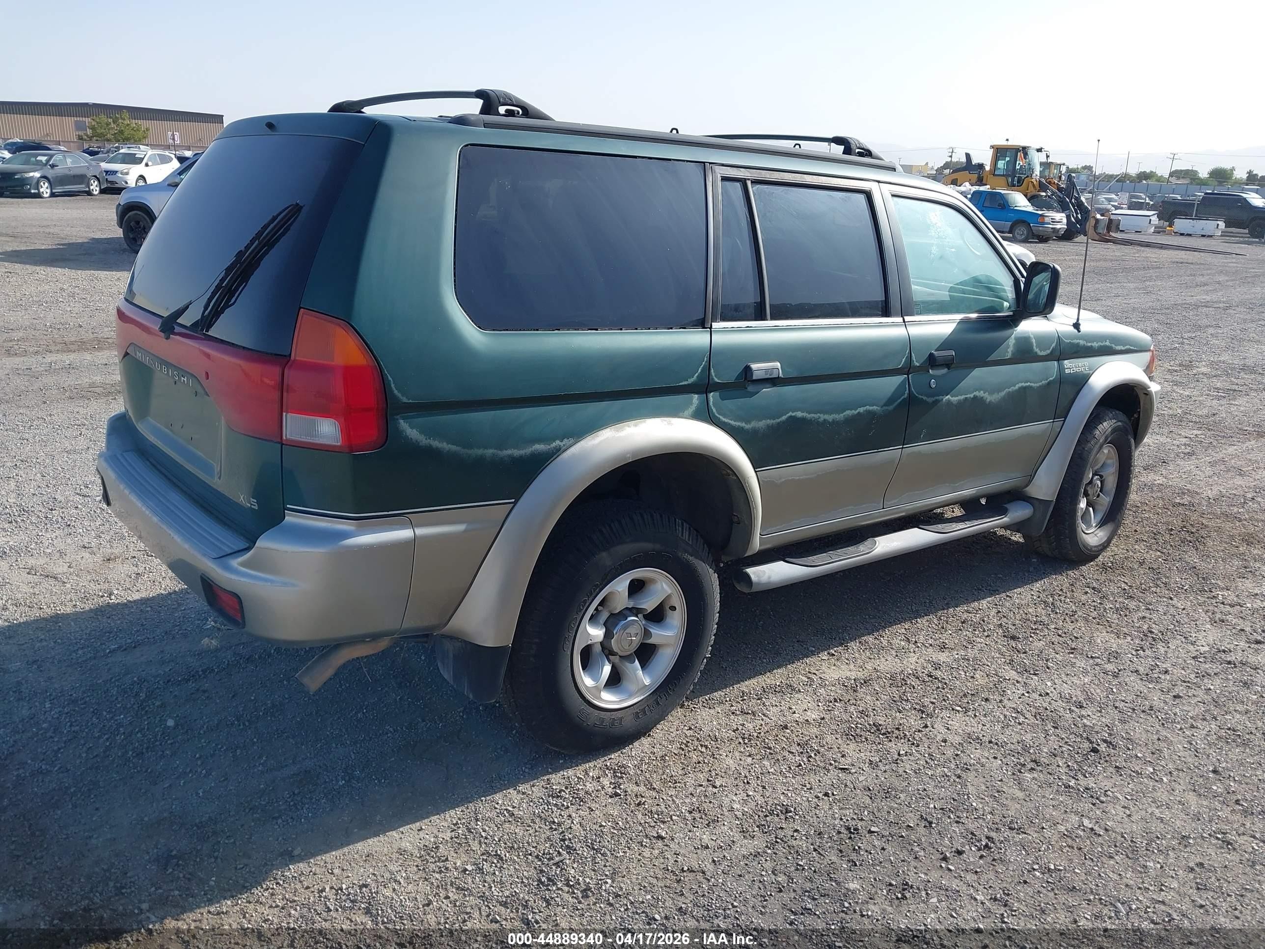 1999 Mitsubishi Montero Sport Ls/xls Зеленый vin: JA4LS31H1XP027975