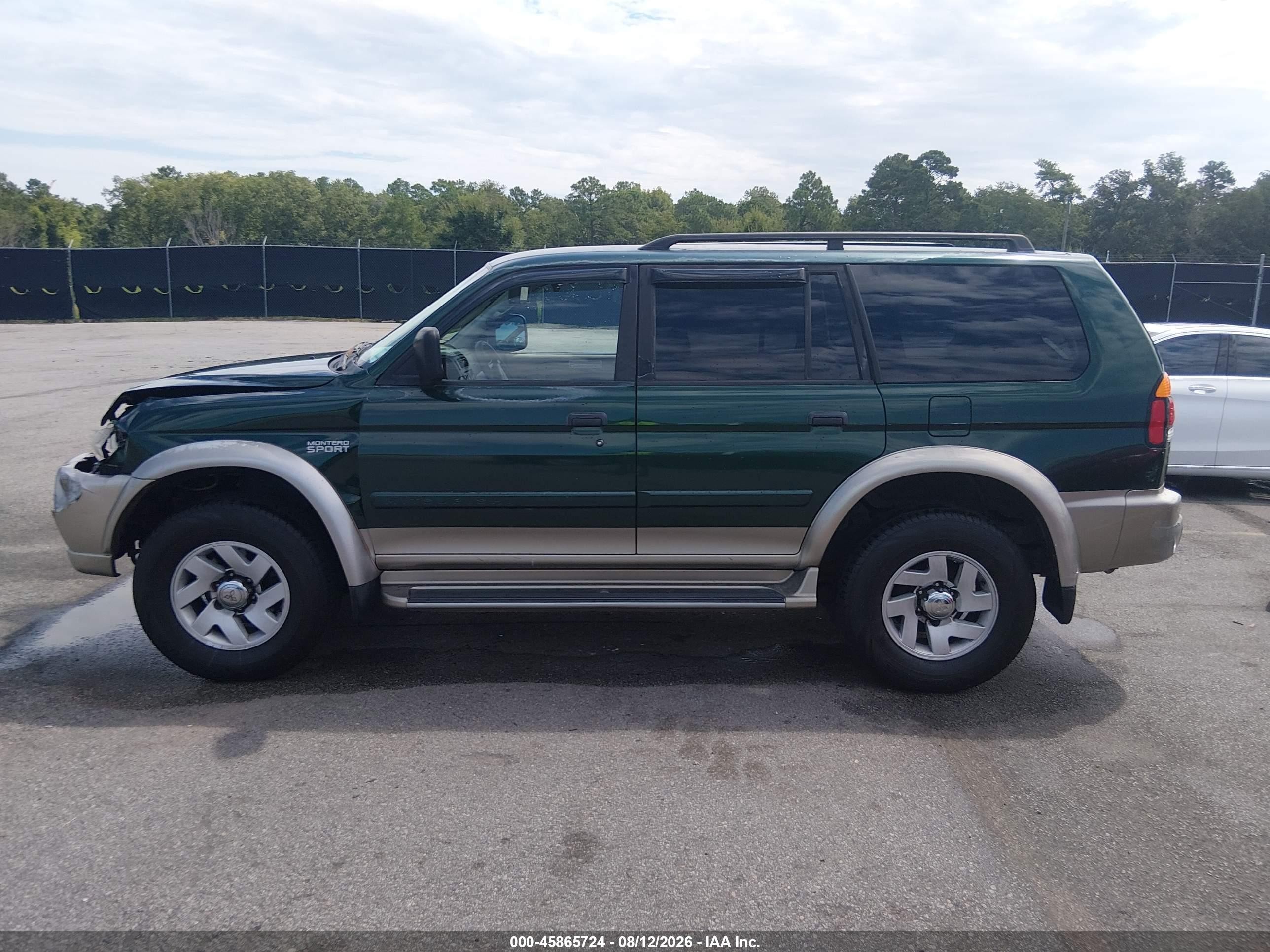 2001 Mitsubishi Montero Sport Xls Green vin: JA4LS31H31P000574