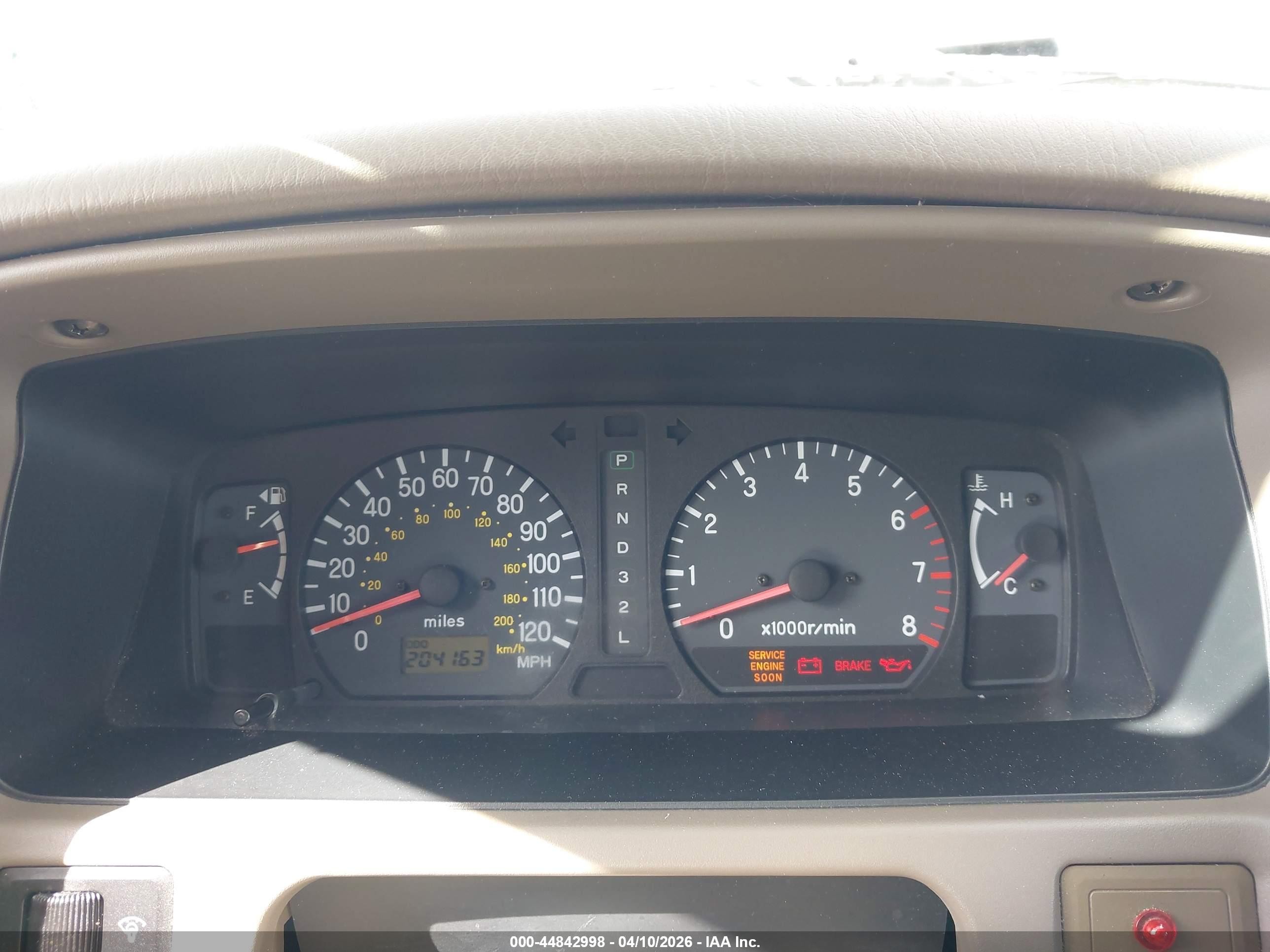 2000 Mitsubishi Montero Sport Ls/xls Brown vin: JA4LS31H4YP814419