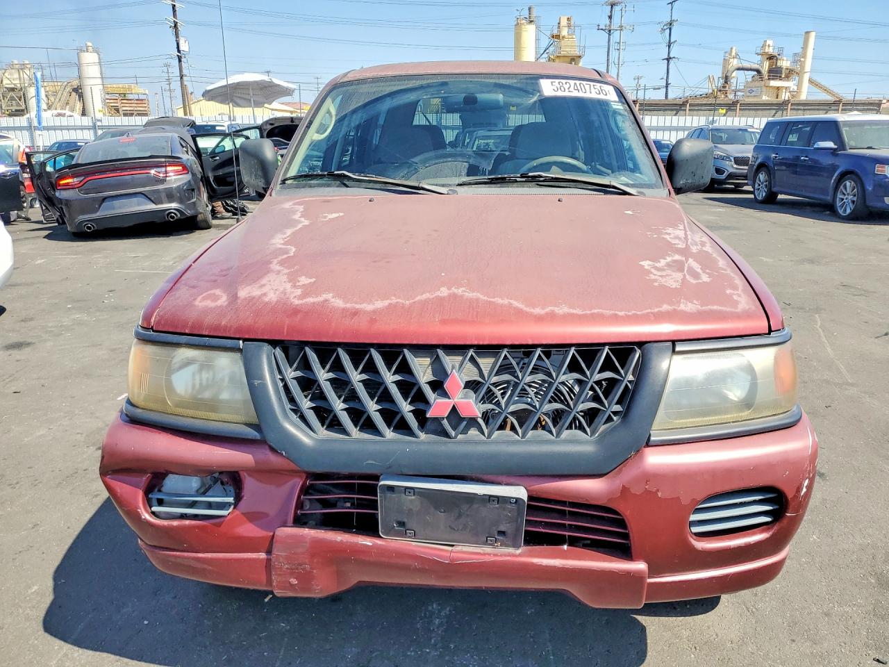 2000 Mitsubishi Montero Sport Ls Burgundy vin: JA4LS31H9YP055508