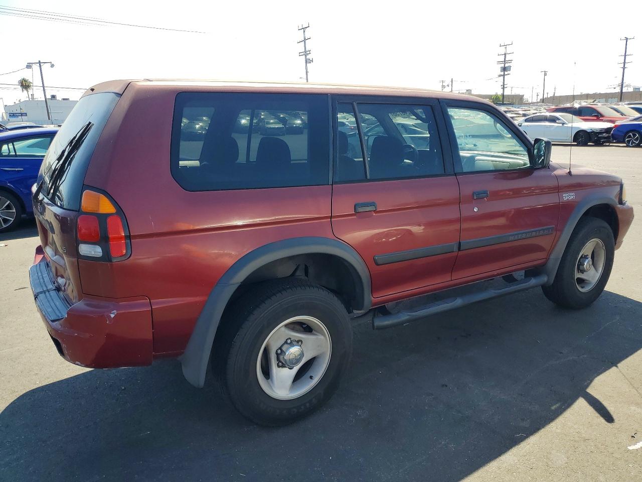 2000 Mitsubishi Montero Sport Ls Burgundy vin: JA4LS31H9YP055508