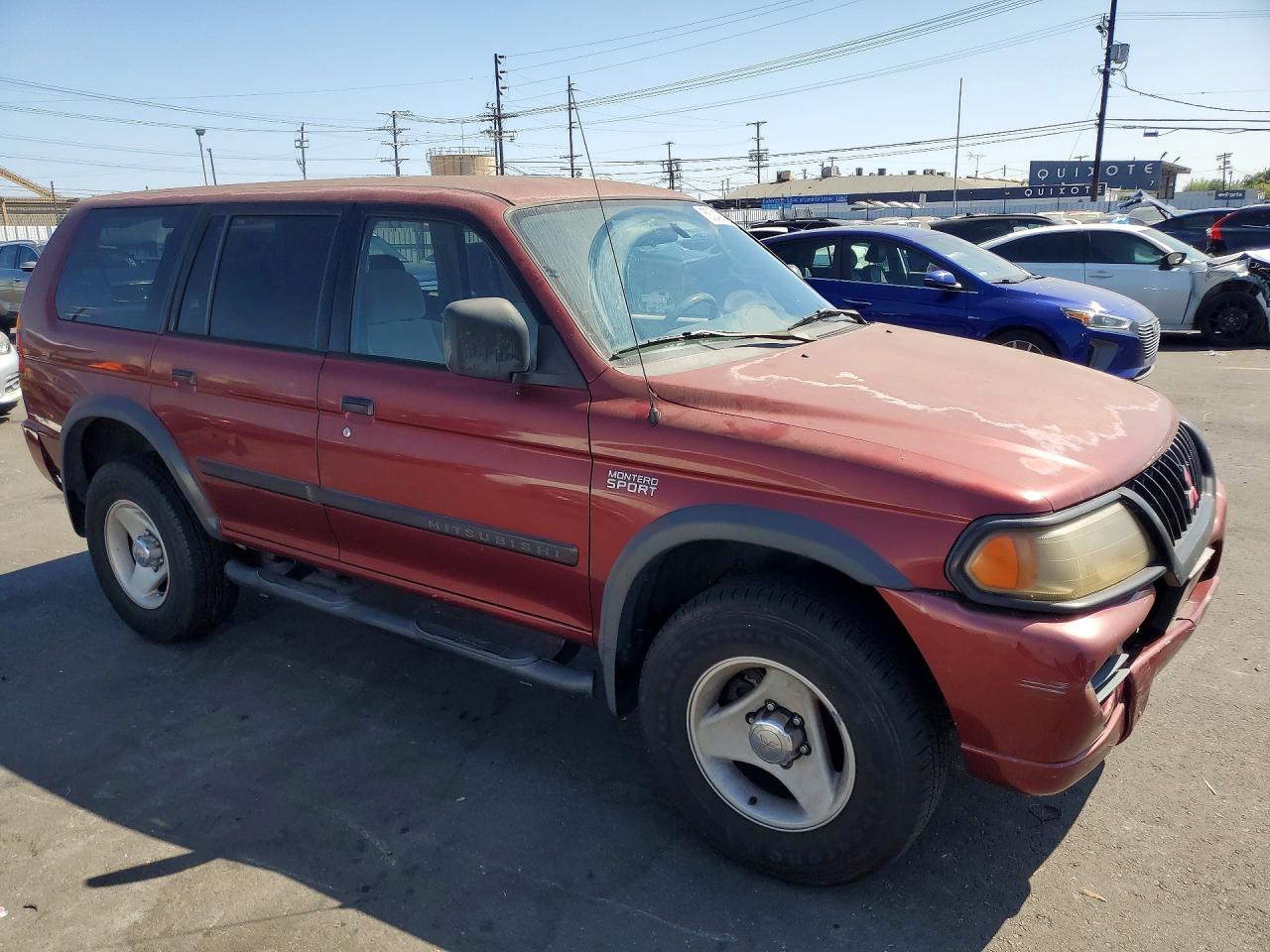 2000 Mitsubishi Montero Sport Ls Burgundy vin: JA4LS31H9YP055508