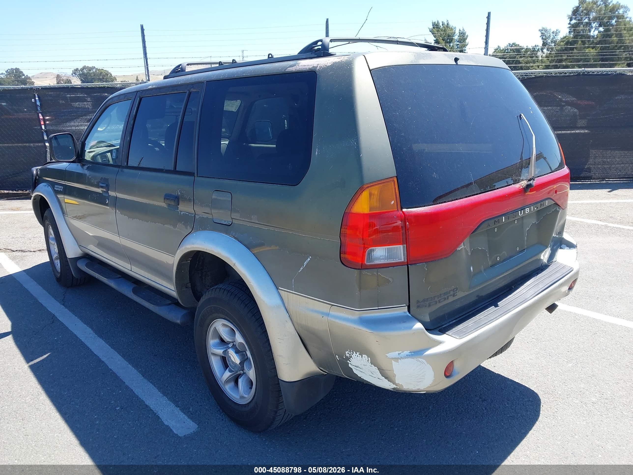 1998 Mitsubishi Montero Sport Ls Green vin: JA4LS31P2WPO38358