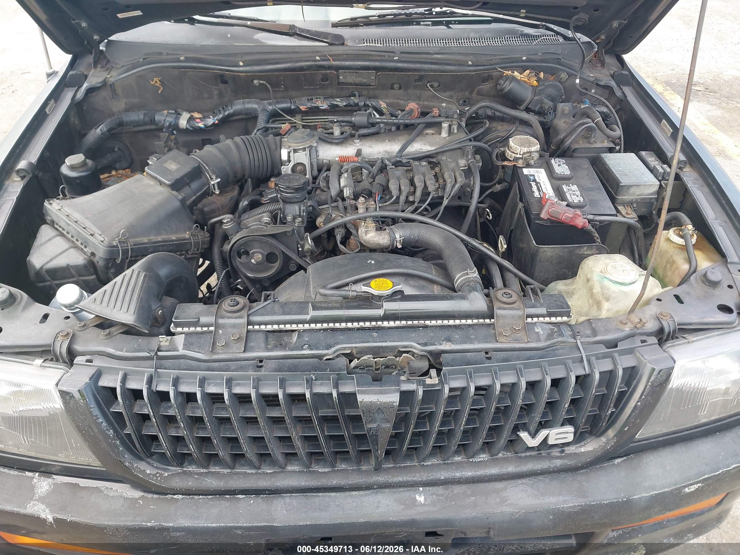 1998 Mitsubishi Montero Sport Ls Black vin: JA4LS31P3WP016417
